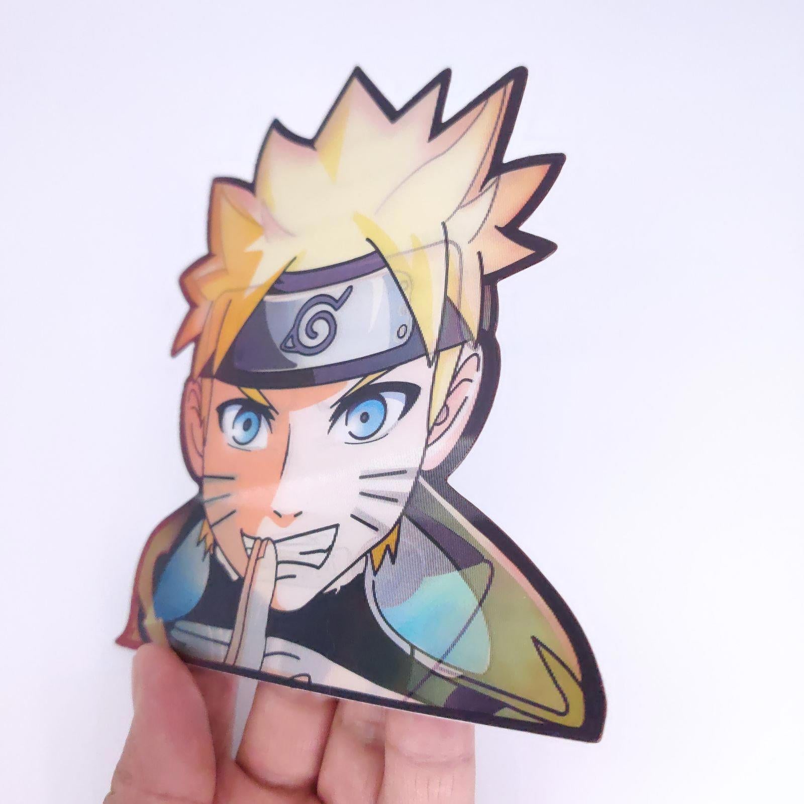 Shinobi Ninja kurama Sage 3D Motion Peeker Sticker