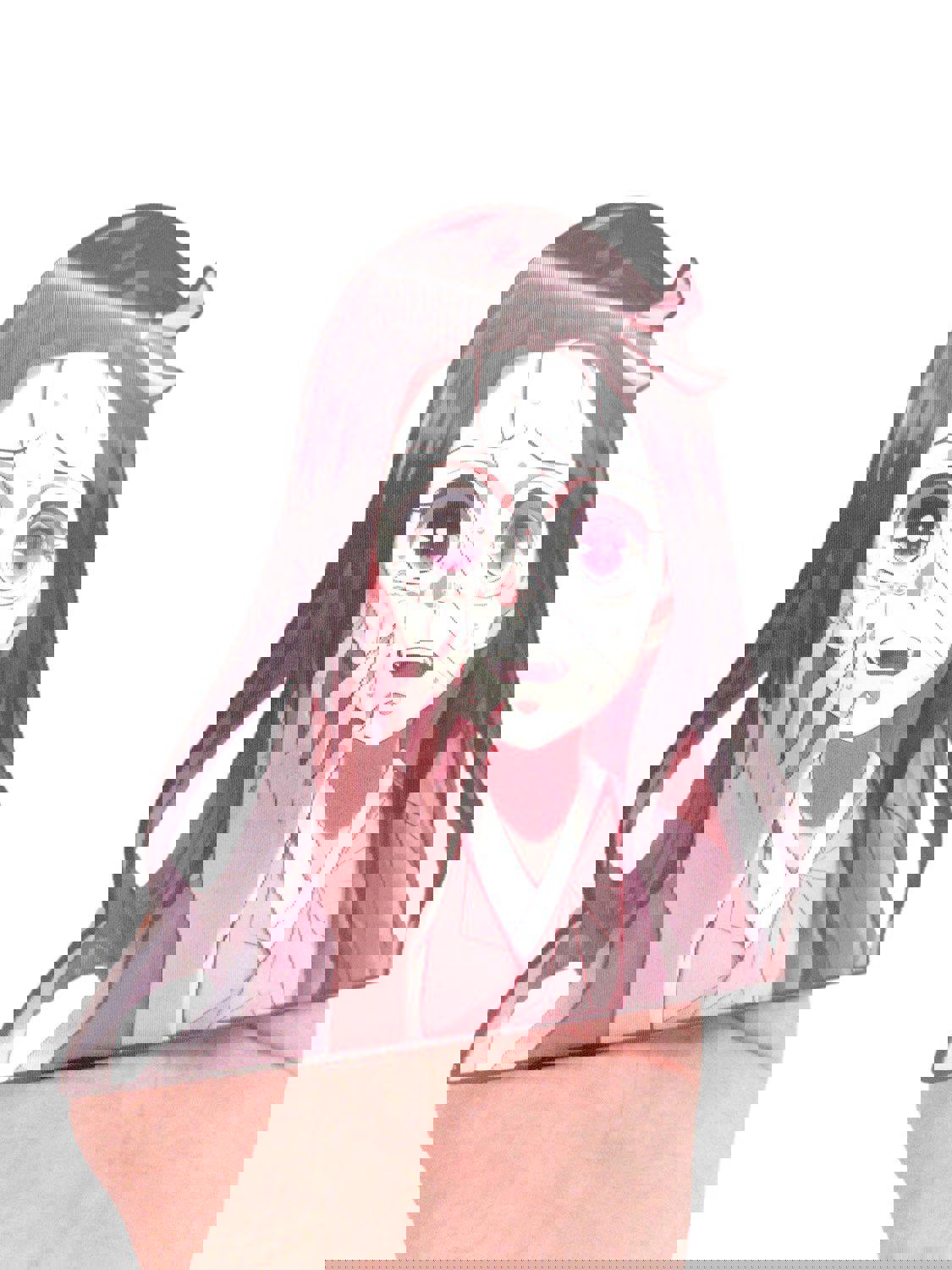 Nezuko DS slayer 3D motion peeker sticker