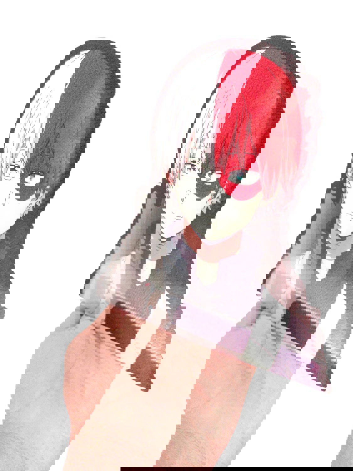Shouto MHA 3D motion peeker sticker