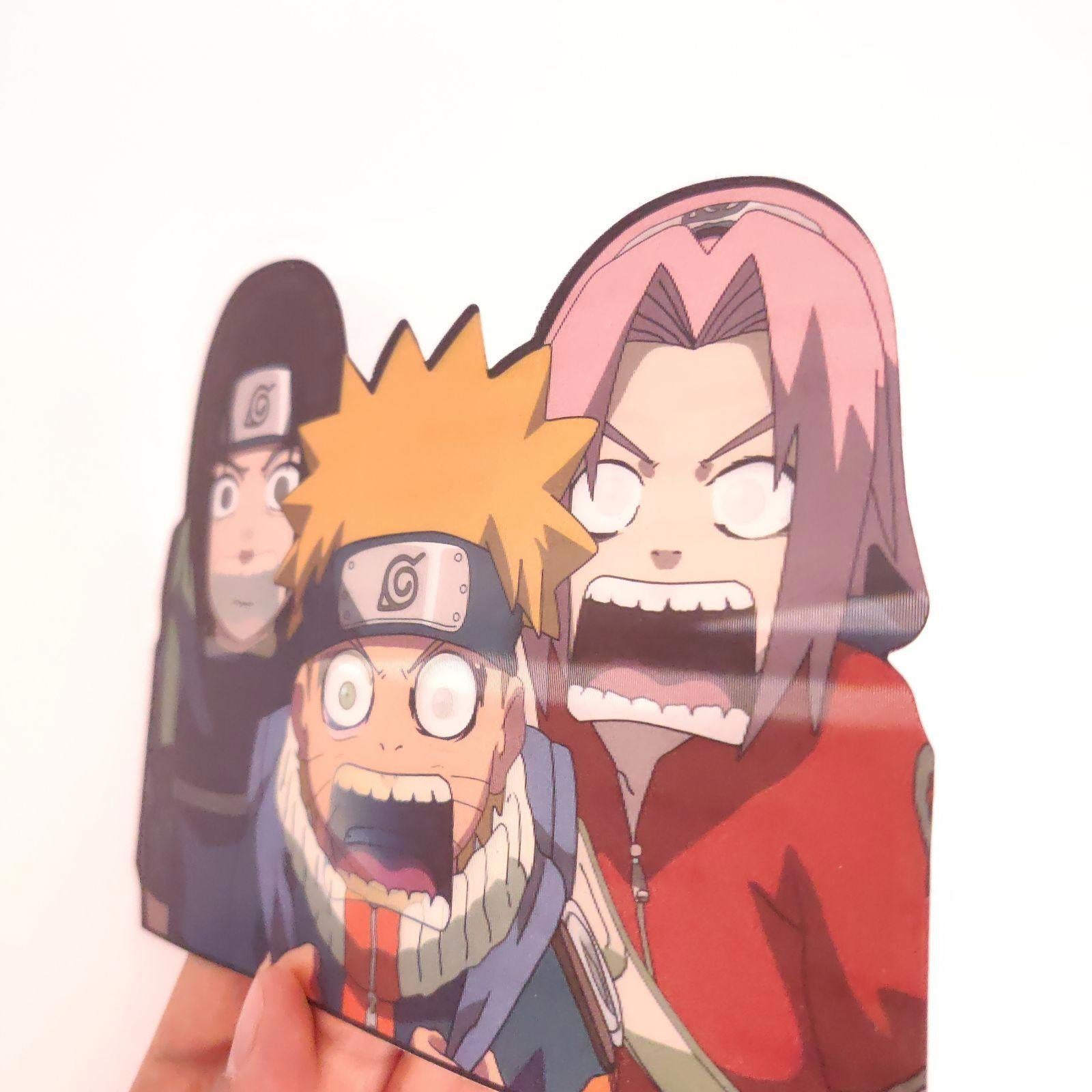 Sakura Sauske Ninja Shinobi 3D Motion Peeker Sticker