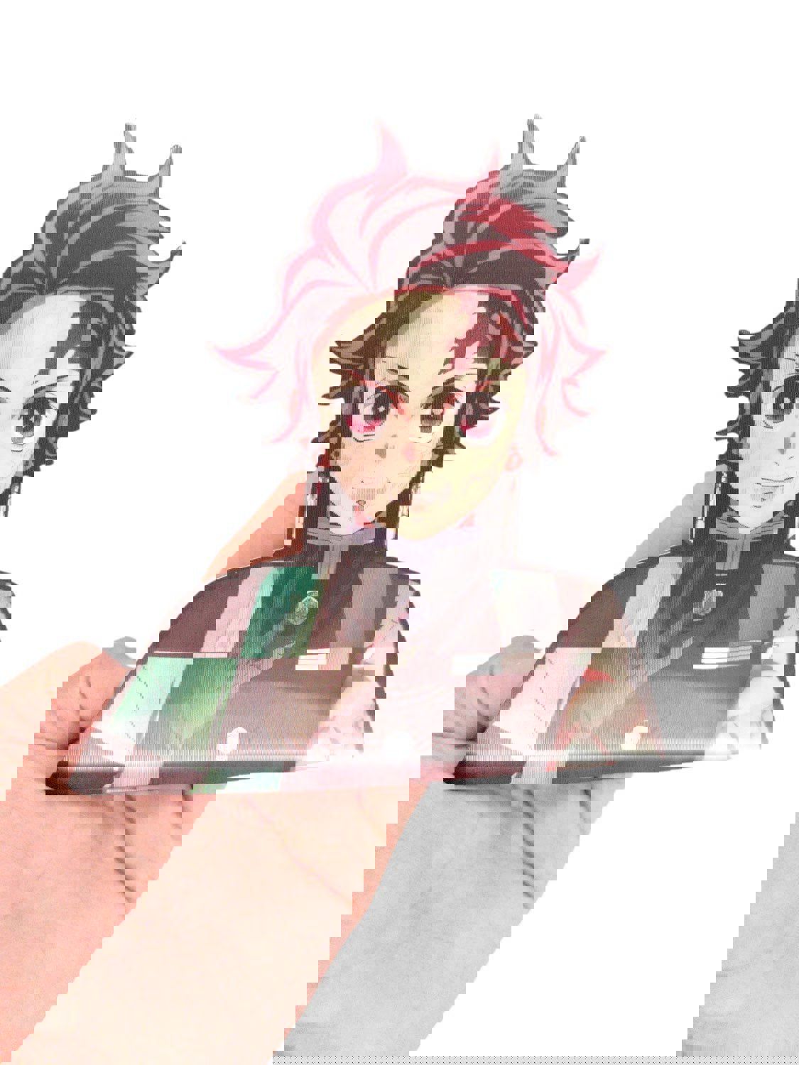 Tanjiro DS slayer 3D motion peeker sticker