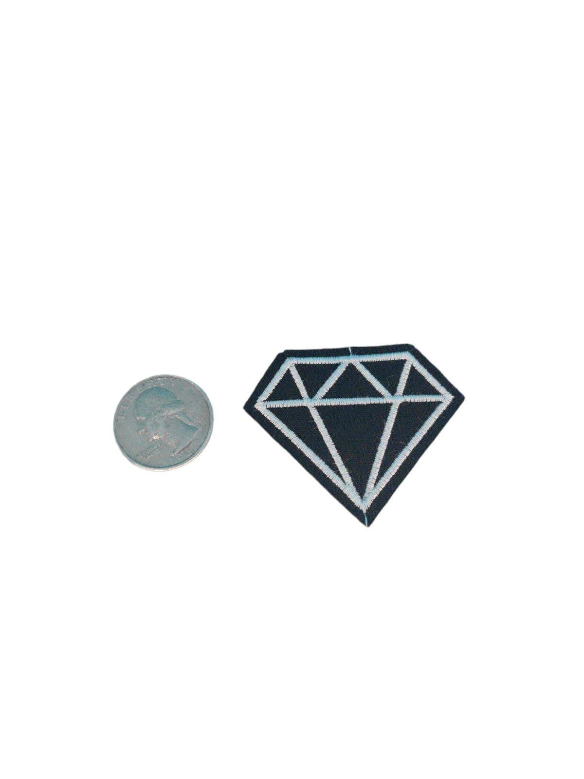 Black Diamond Iron On Patch