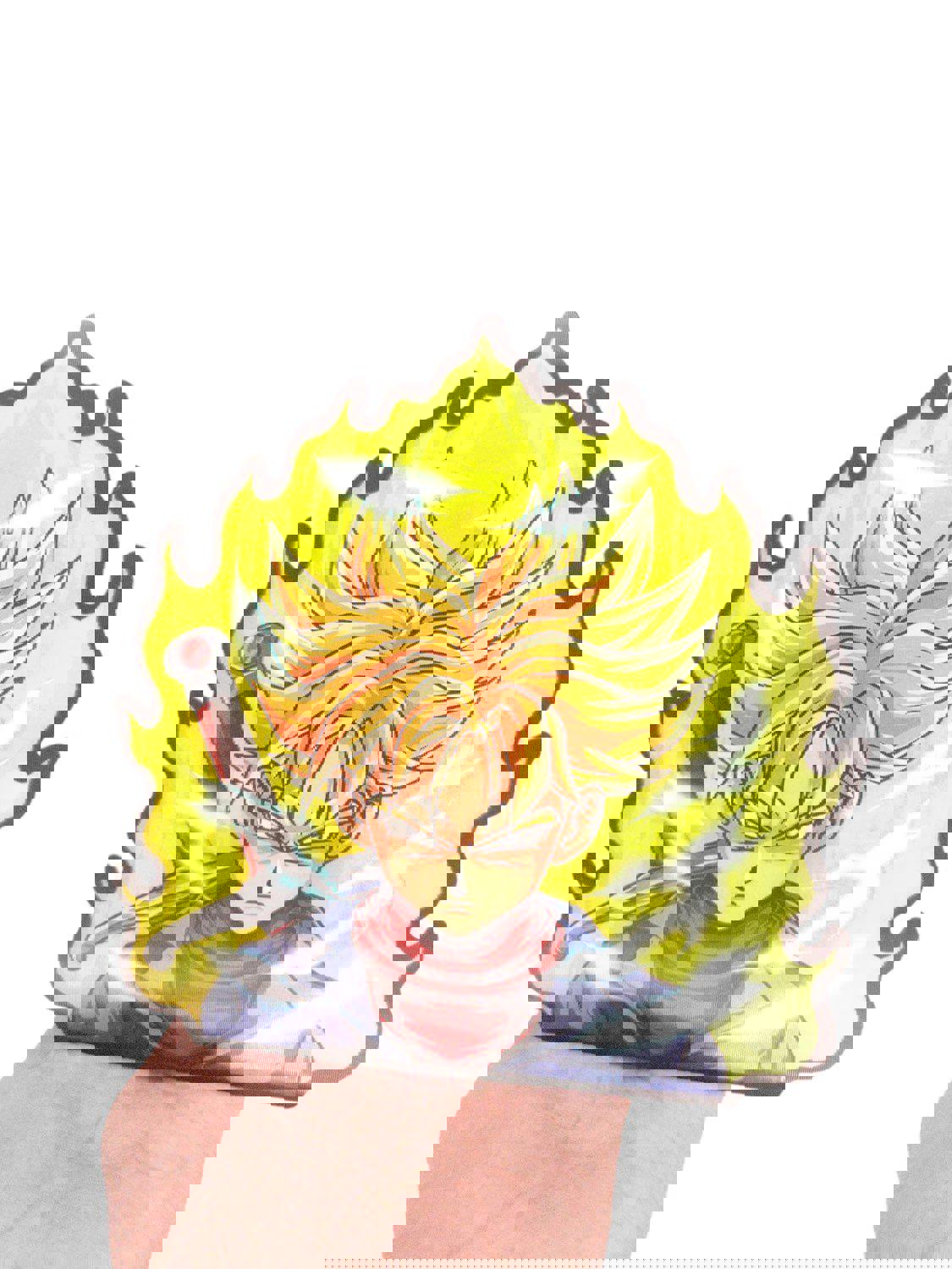 Future Trunks DBZ 3D Motion Peeked Sticker