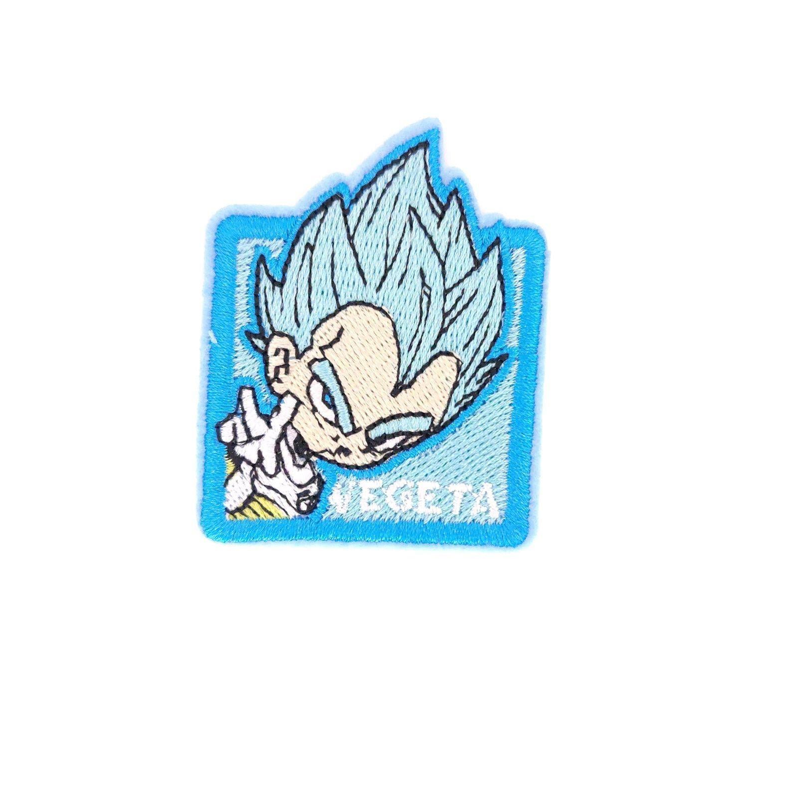 Vegeta super Saiyan blue from dragonball Iron on patch