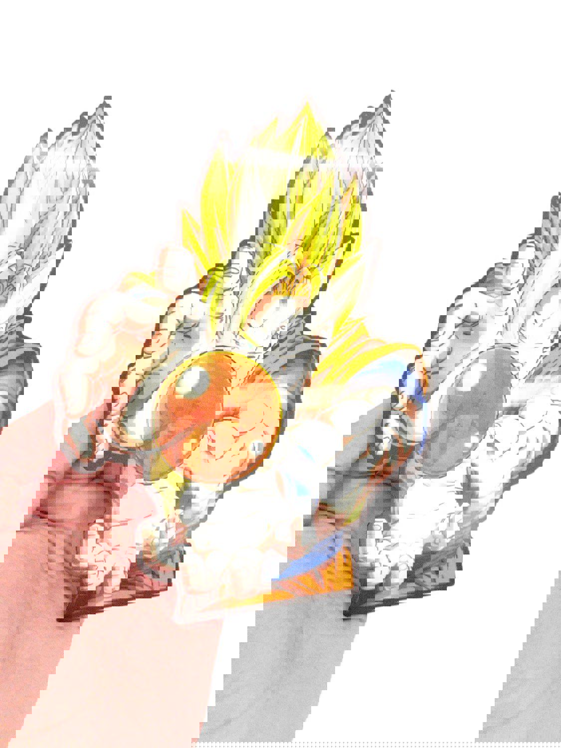 SS Saiyan 3D Motion Peeker Sticker