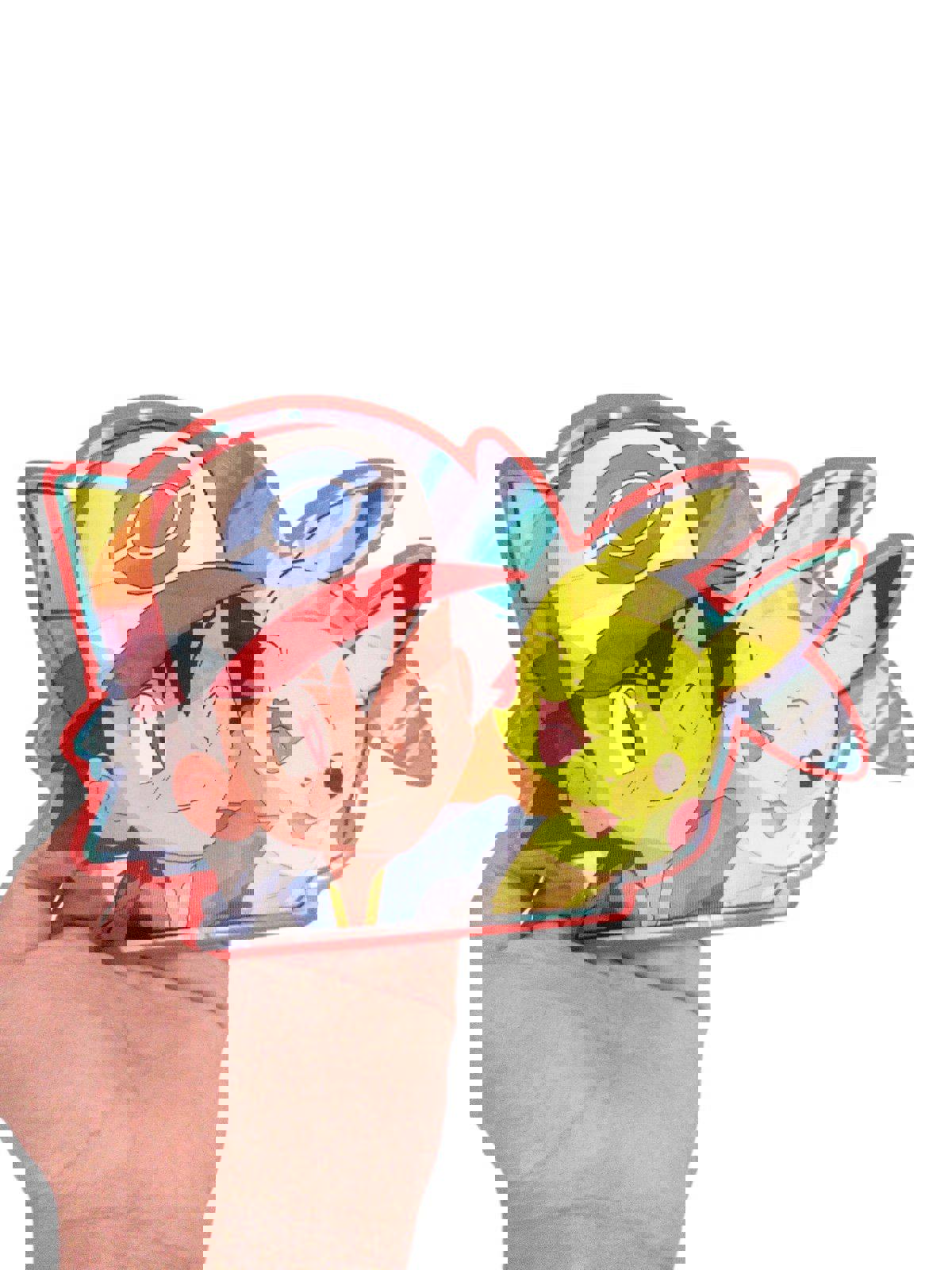 Ash Pika 3D Motion Peeker Sticker