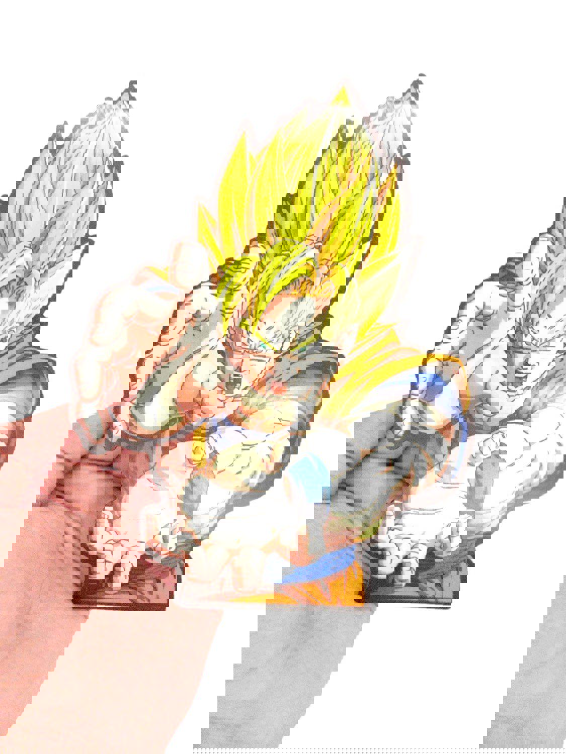SS Saiyan 3D Motion Peeker Sticker