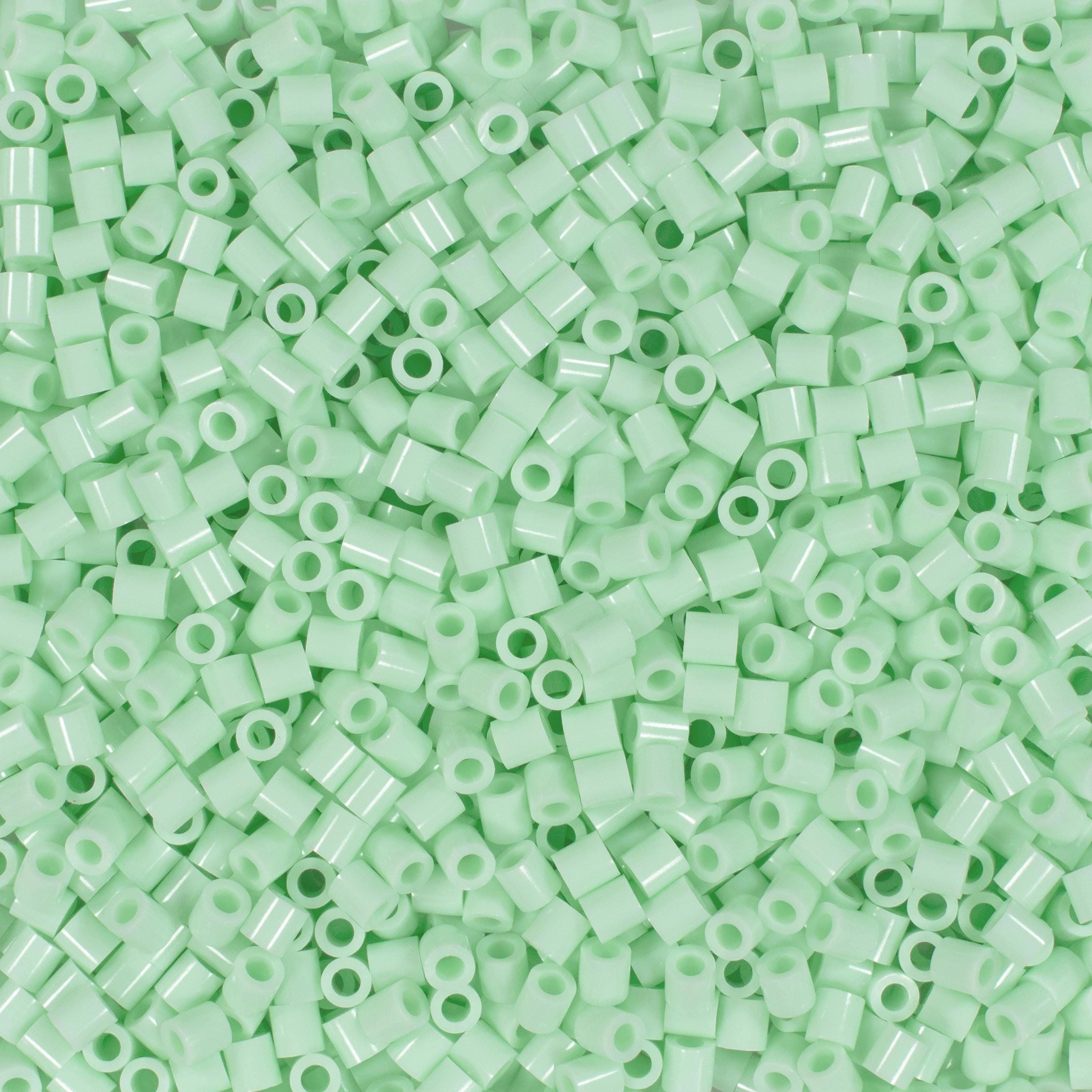 1,000 Perler Fuse Beads (5mm) – Green Garden Mix | Brown/Mint/Lime/Forest/ Greens for Pixel Art & Melty Bead Projects