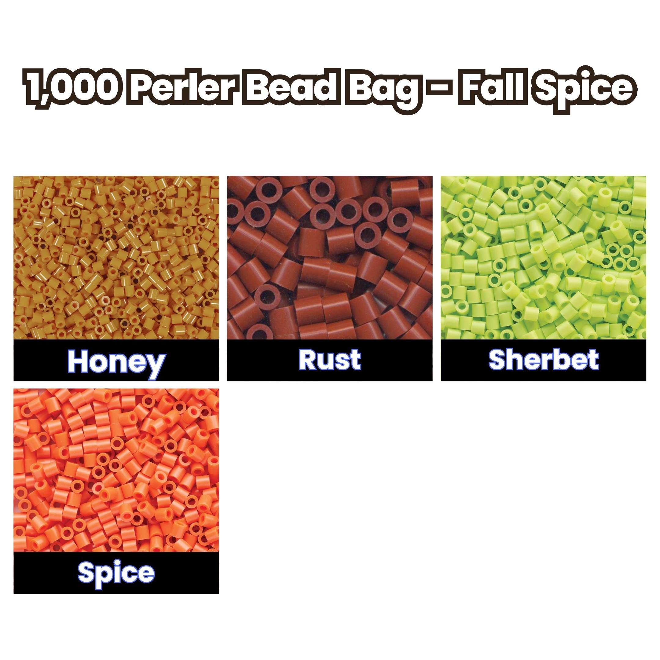 1,000 Perler Bead Bags - Fall Spice