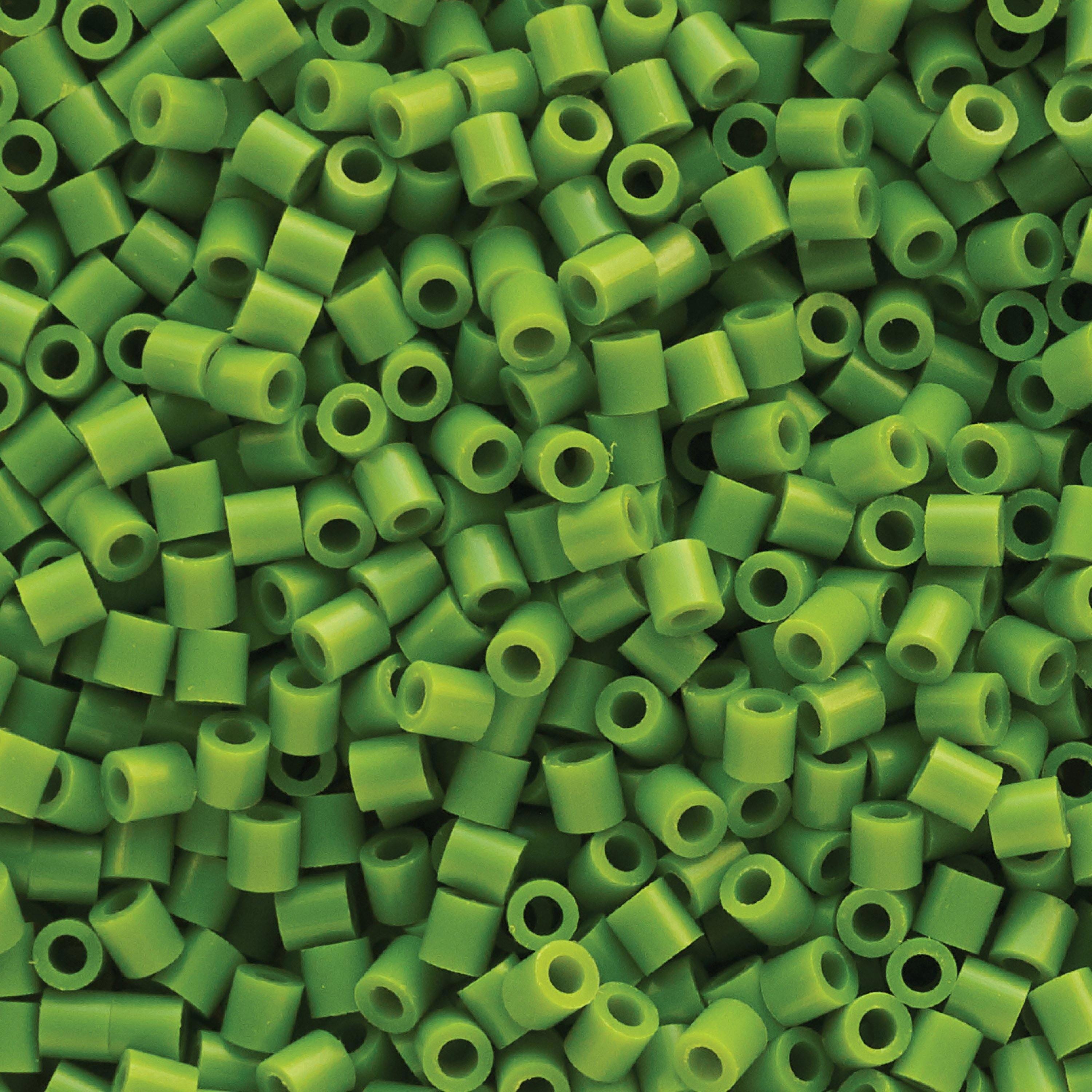 1,000 Perler Fuse Beads (5mm) – Green Garden Mix | Brown/Mint/Lime/Forest/ Greens for Pixel Art & Melty Bead Projects