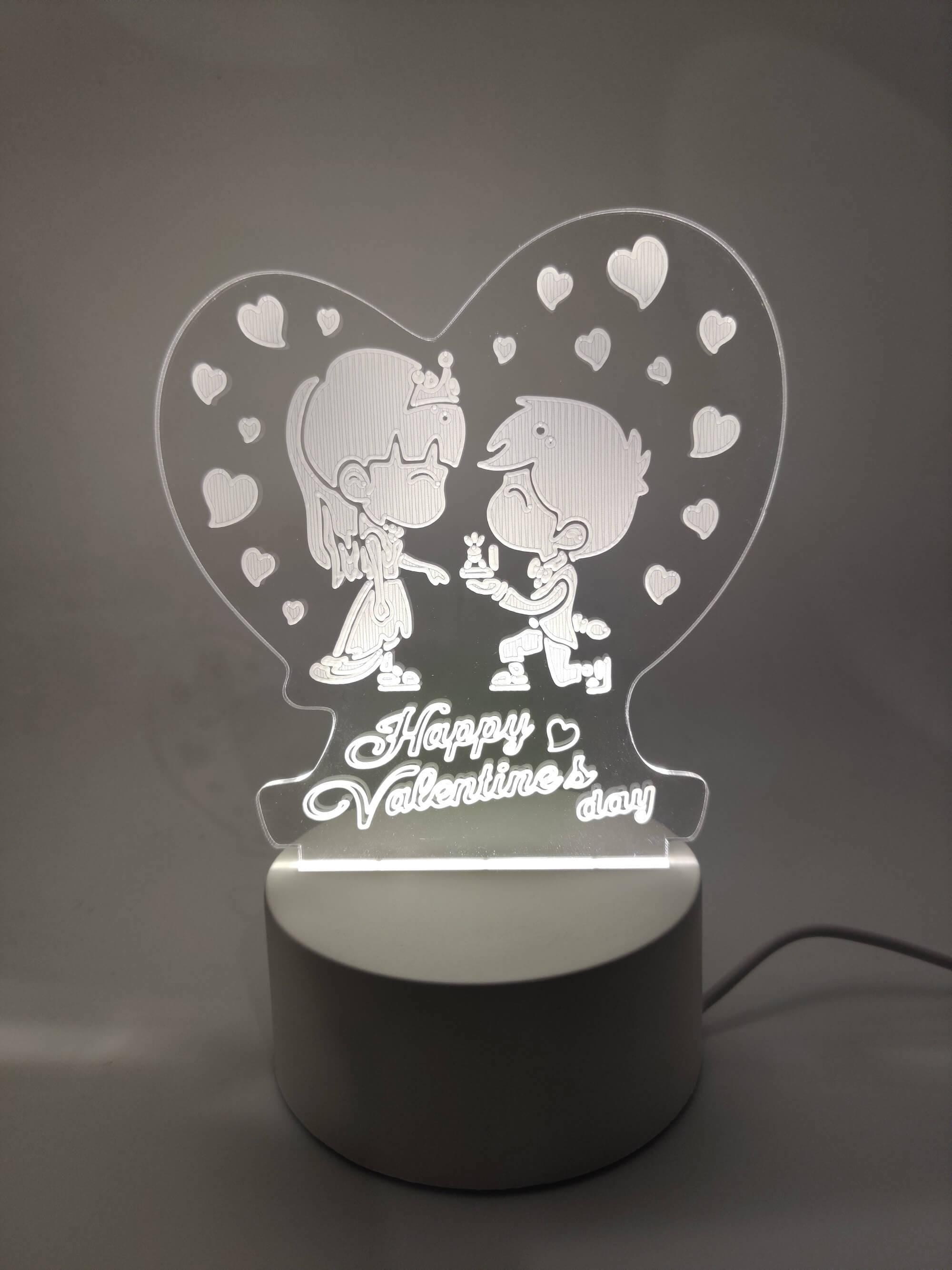 Led Acrylic NightLights - You & Me Collection