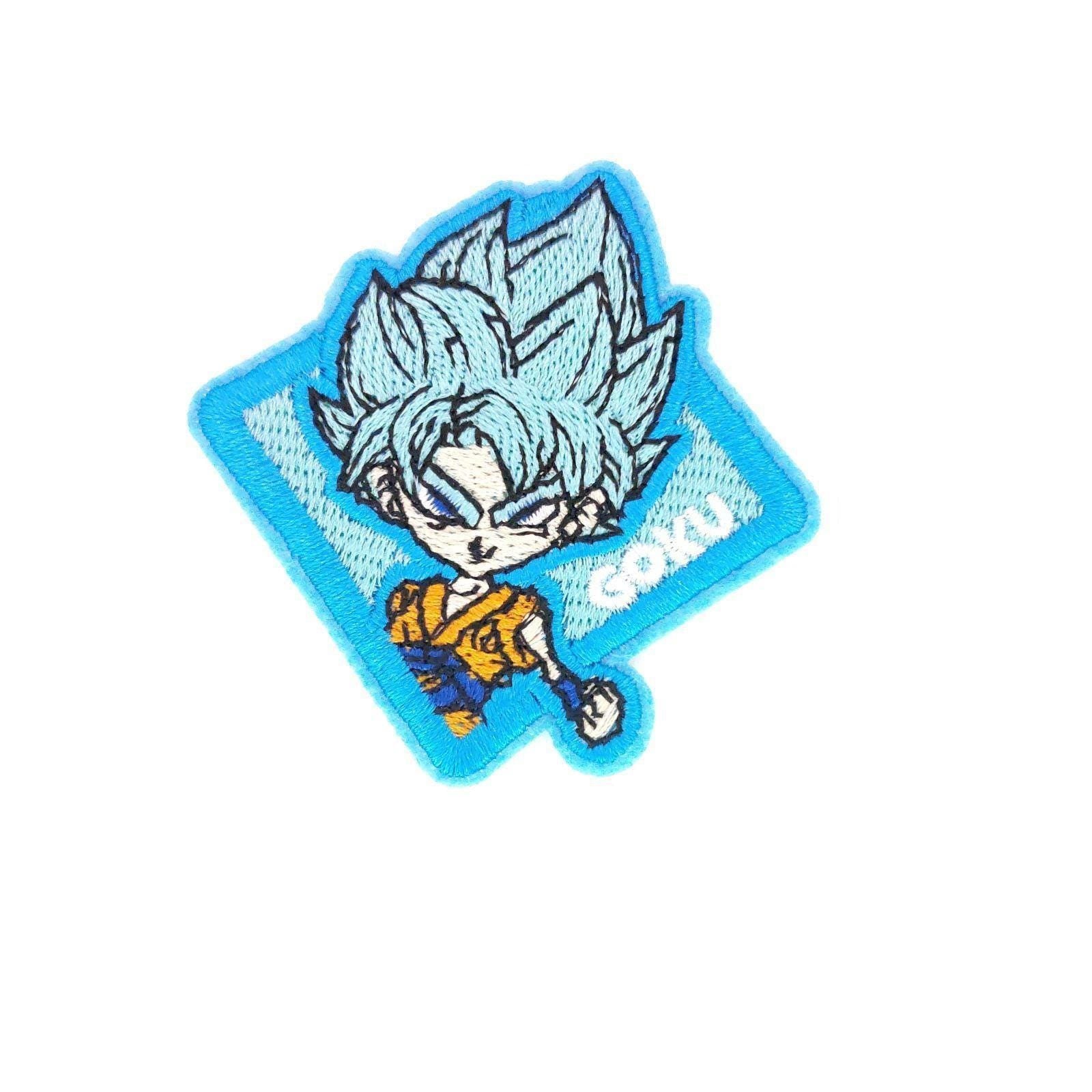 Super Saiyan Blue from dragonball Iron on Patch