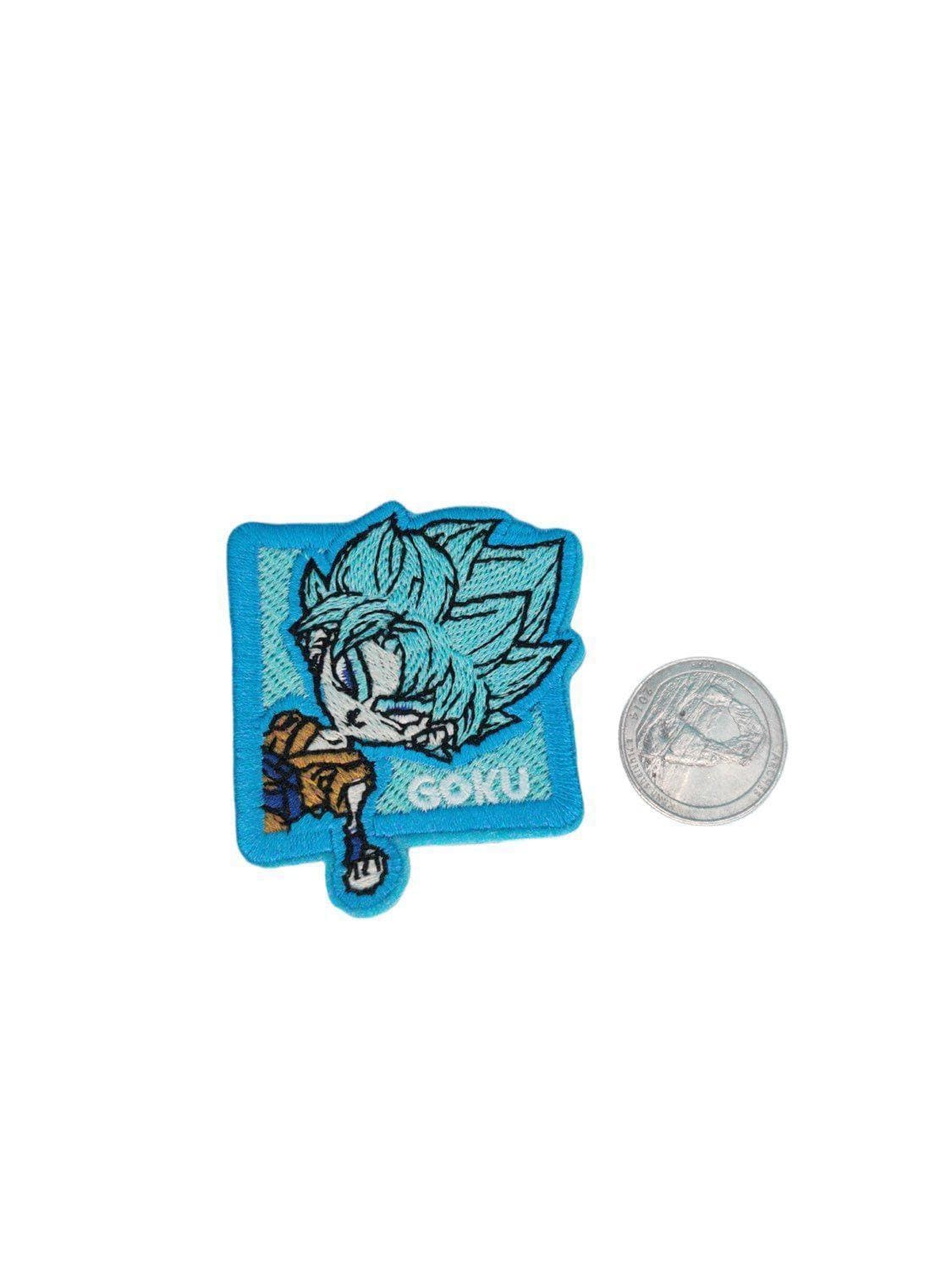 Super Saiyan Blue DBZ Iron On Patch