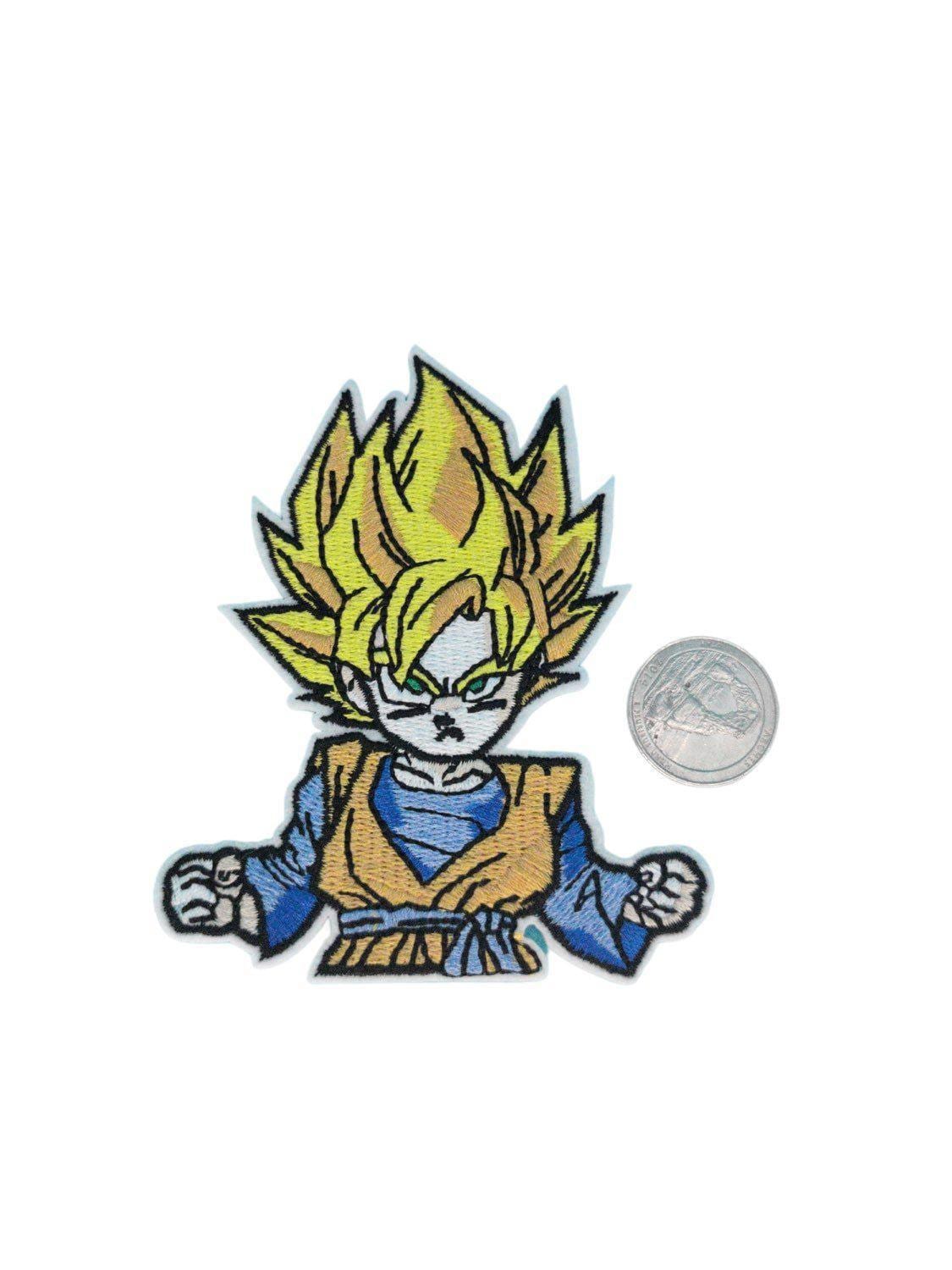 Super Saiyan DBZ Iron On Patch