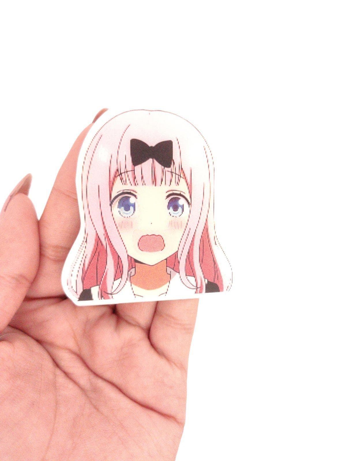Anime Girl Mini 3D Motion Peeker Sticker