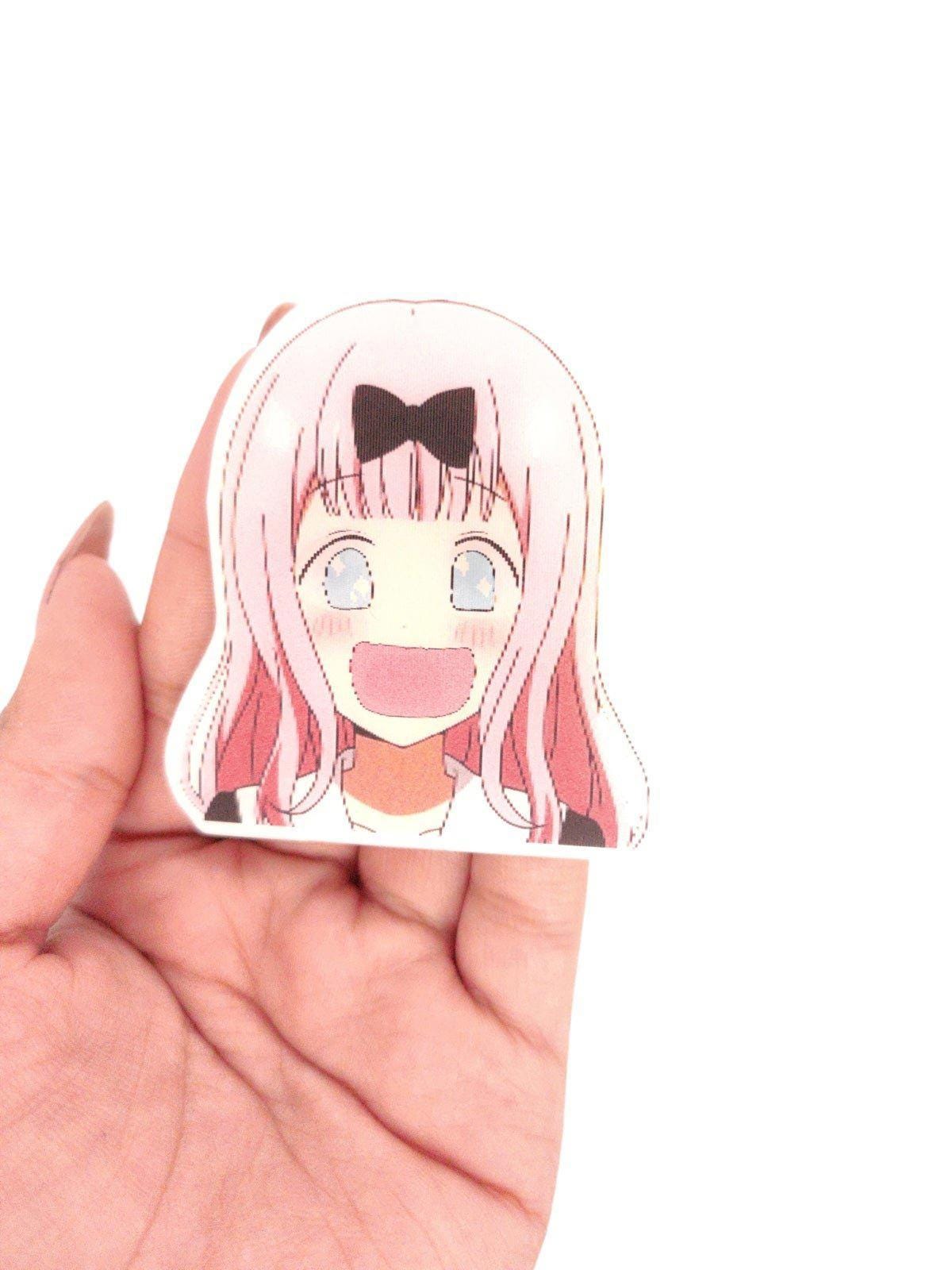 Anime Girl Mini 3D Motion Peeker Sticker