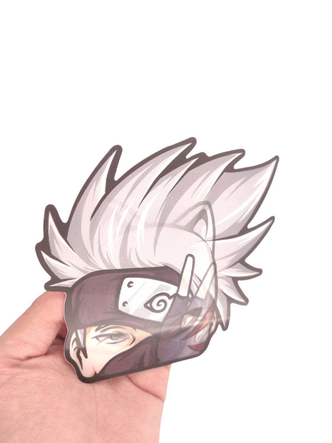 Kakashi Shinobi Ninja 3D Motion Peeker Sticker