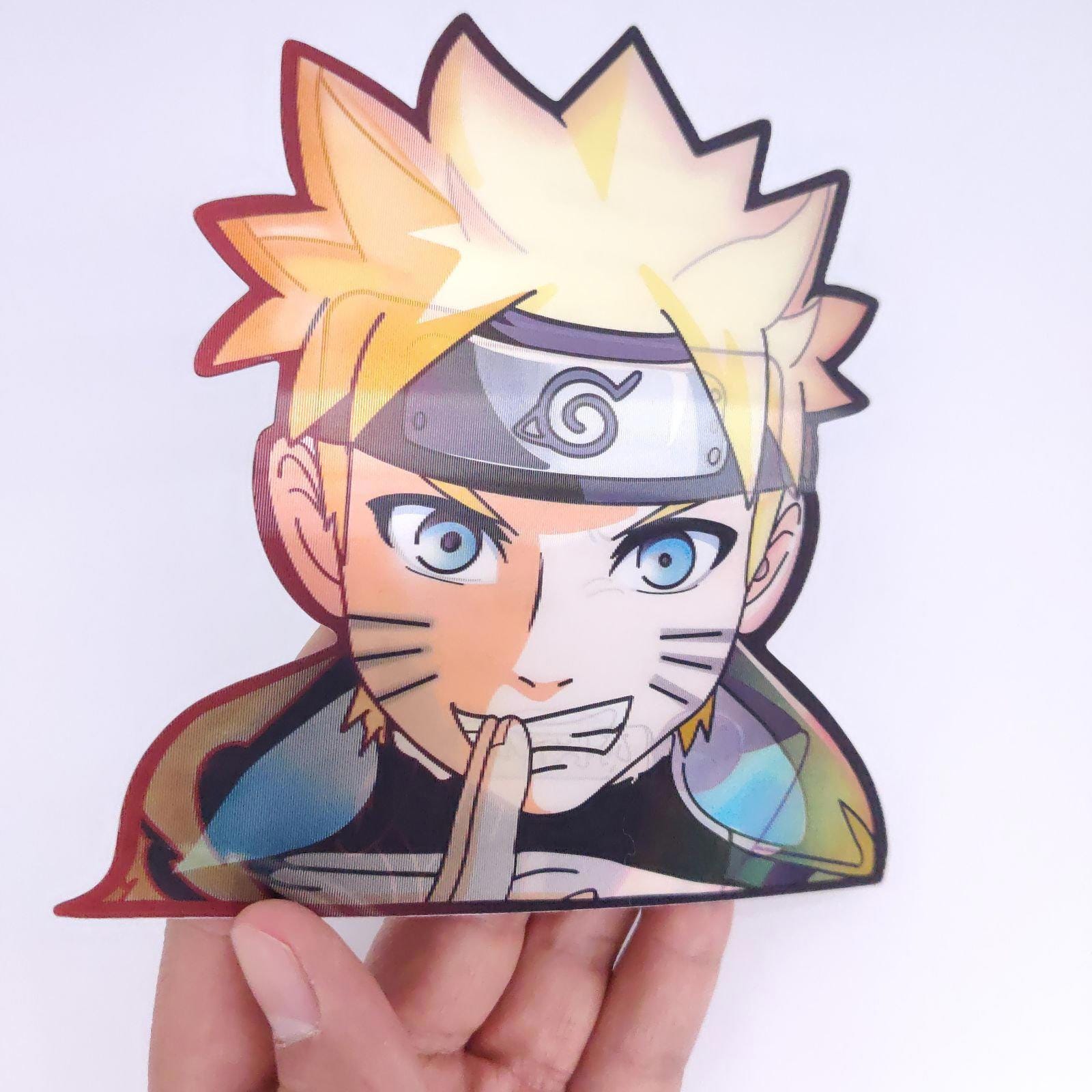 Shinobi Ninja kurama Sage 3D Motion Peeker Sticker