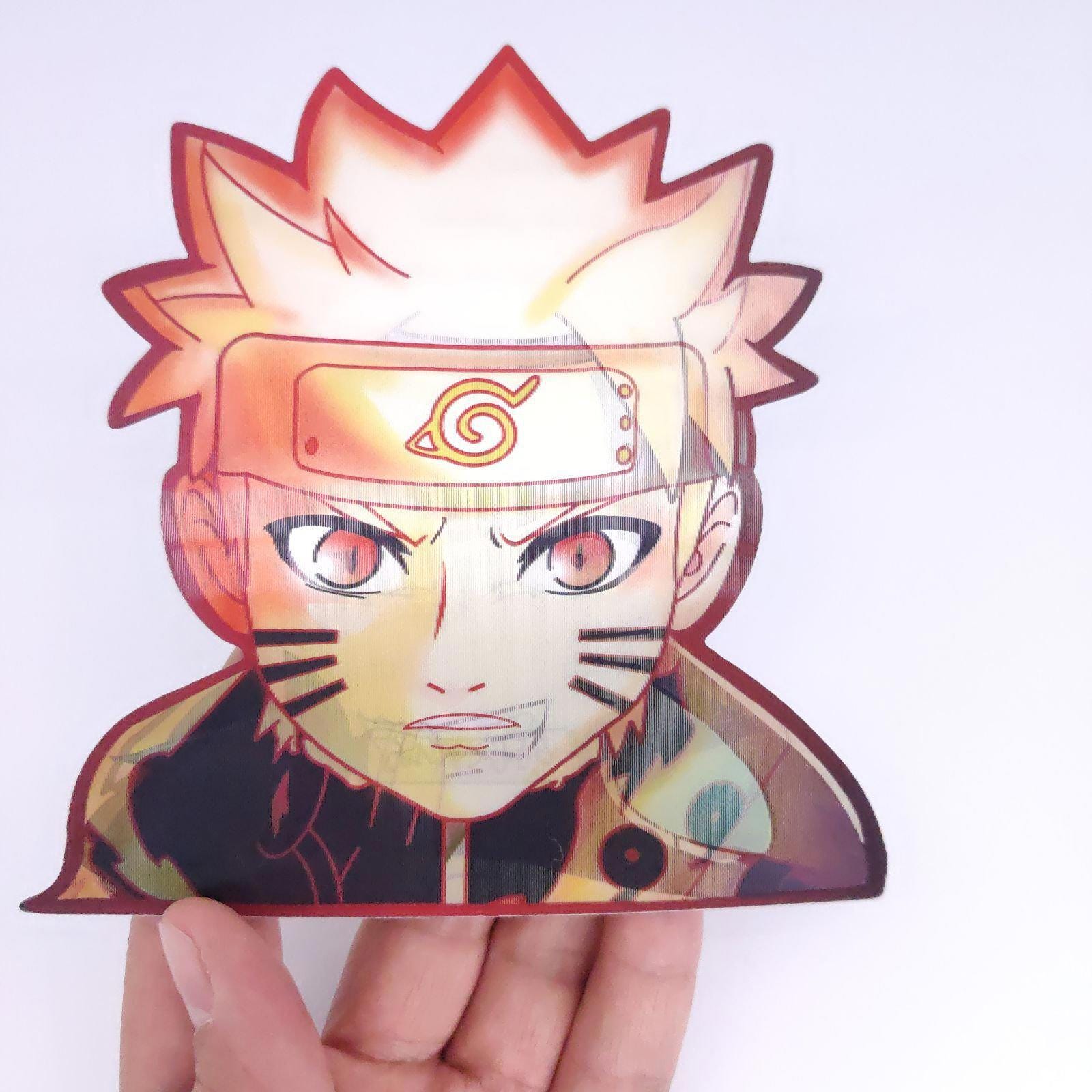 Shinobi Ninja kurama Sage 3D Motion Peeker Sticker
