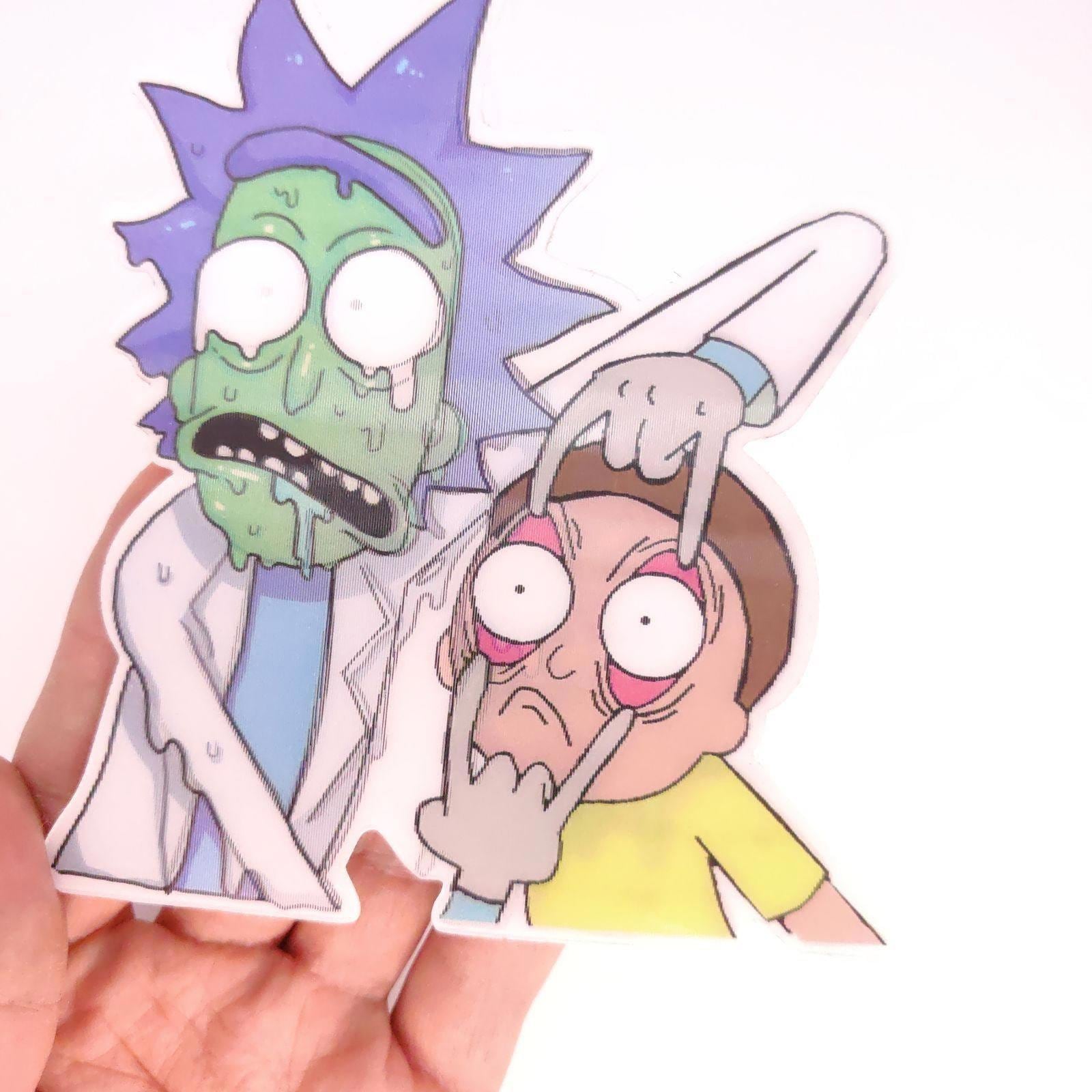 Morty Peeker 3D Motion Changing Sticker