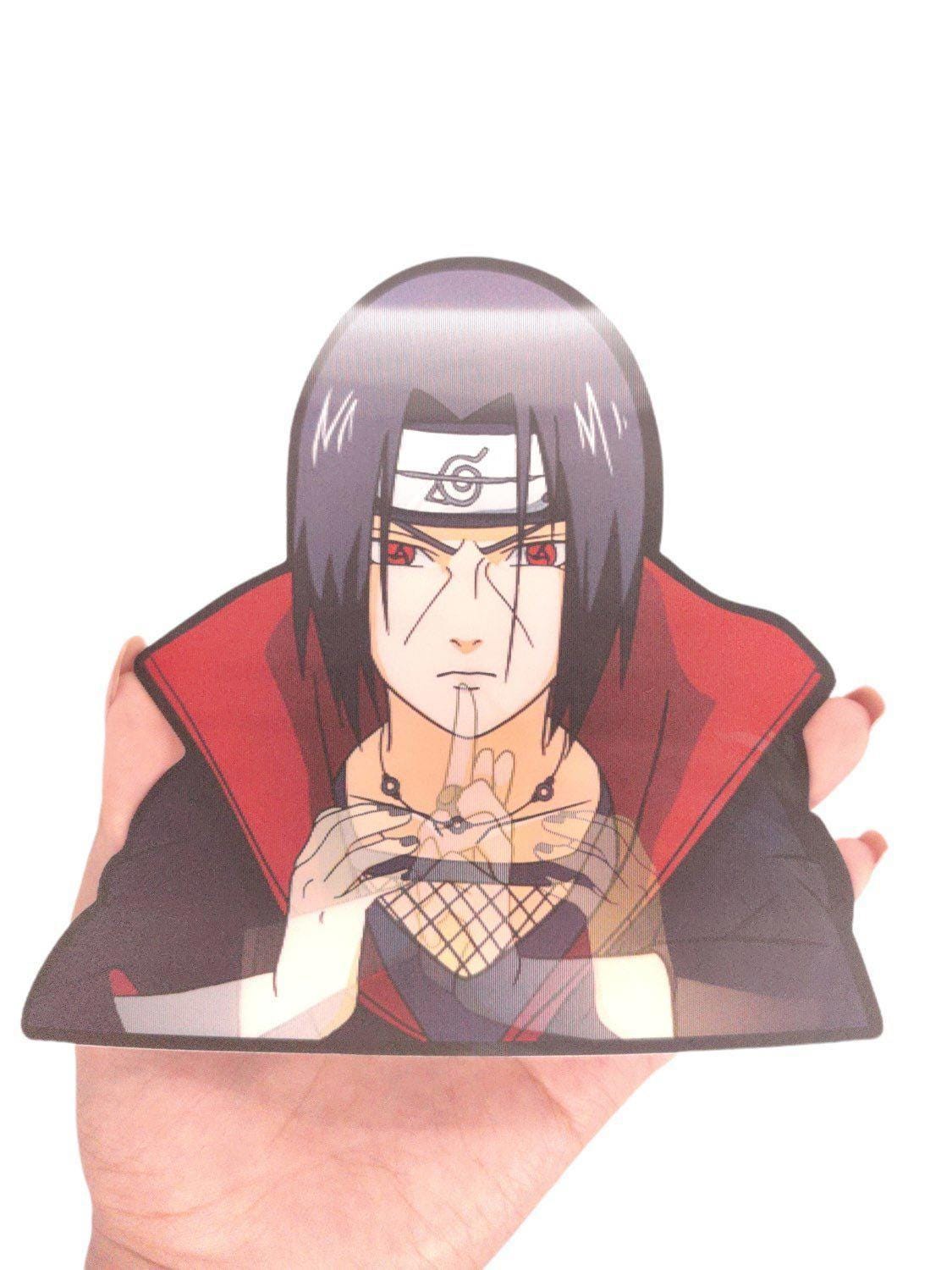 Itachi Ninja Shinobi 3D motion peeker sticker