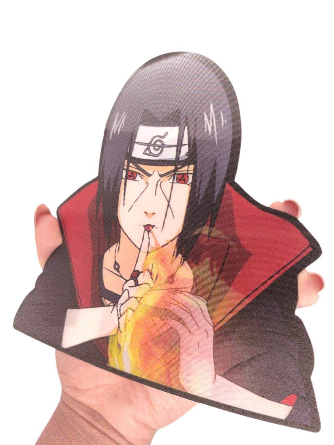 Itachi Ninja Shinobi 3D motion peeker sticker