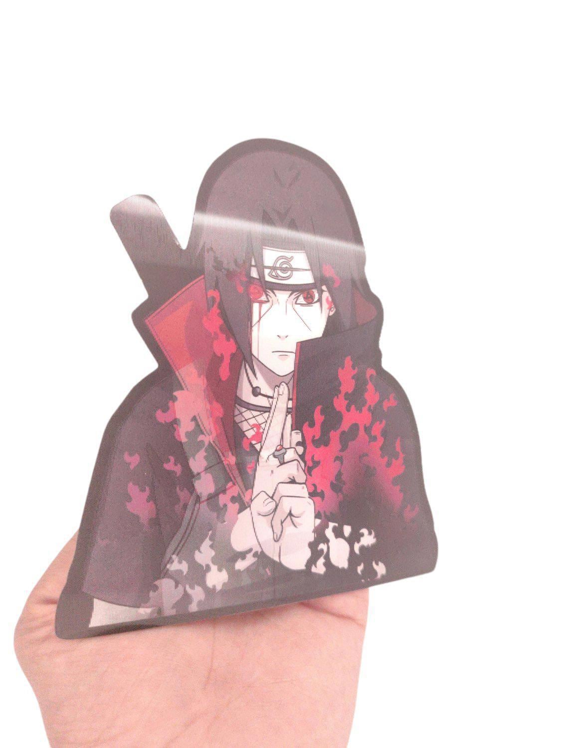 Itachi Ninja Shinobi 3D motion peeker sticker