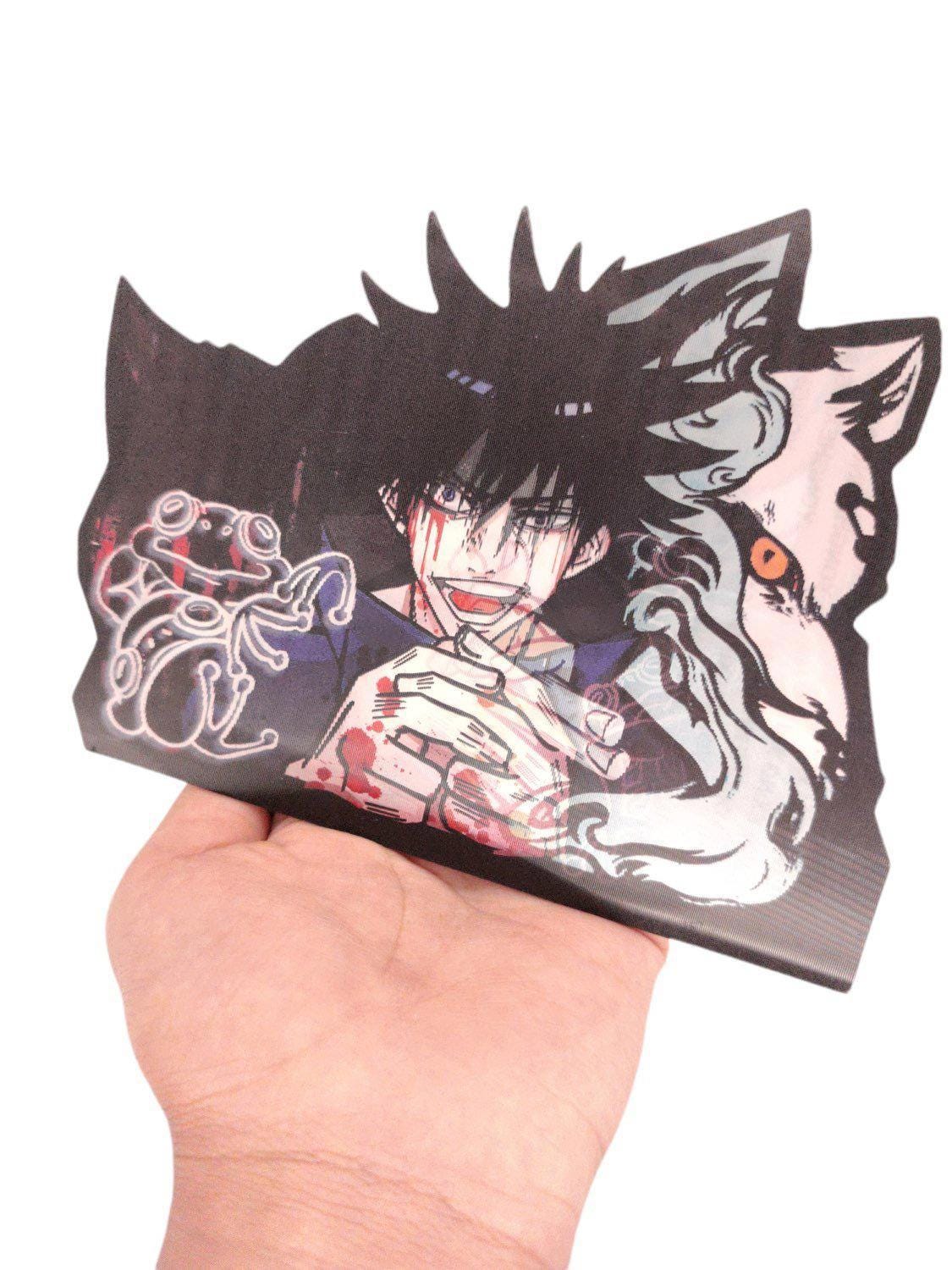 Sorcerer JJK 3D motion peeker sticker
