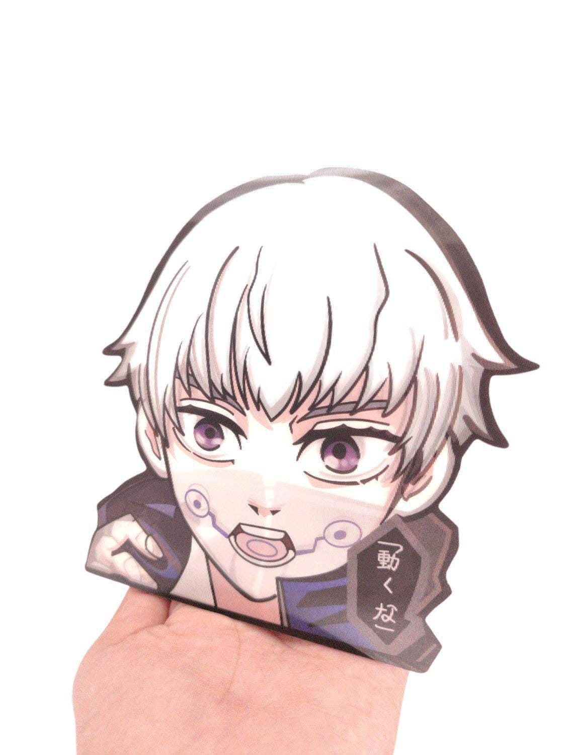 Sorcerer JJK 3D motion peeker sticker