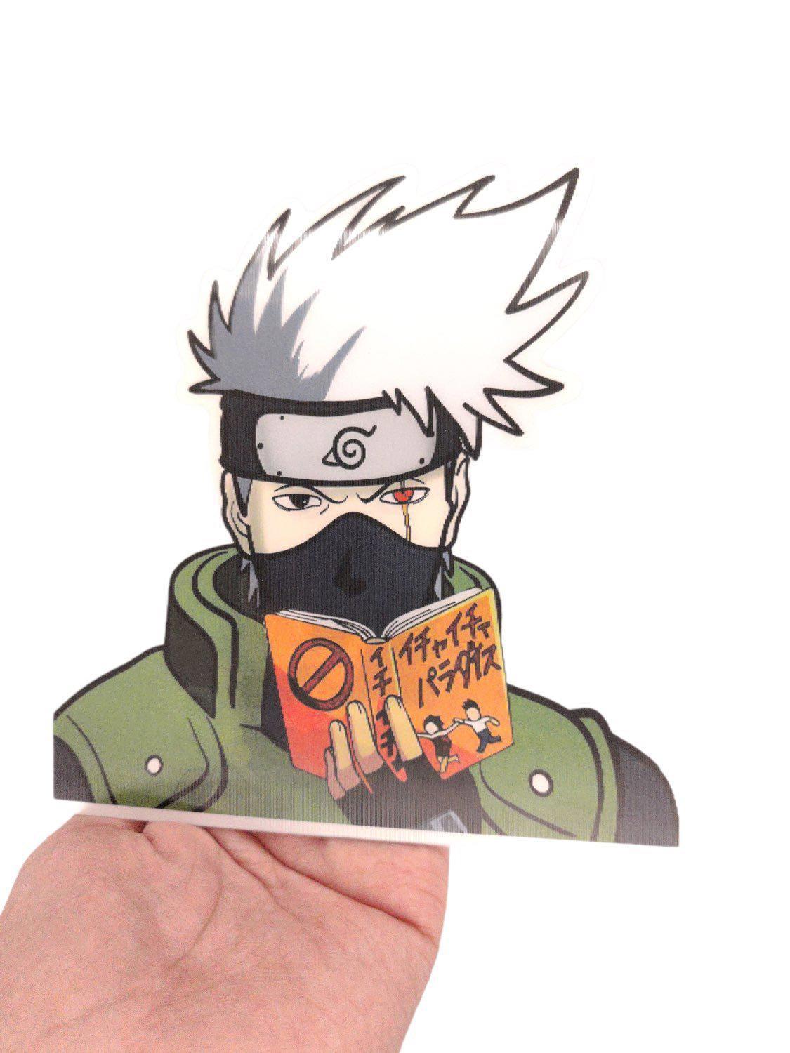Kakashi Shinobi Ninja 3D Motion Peeker Sticker