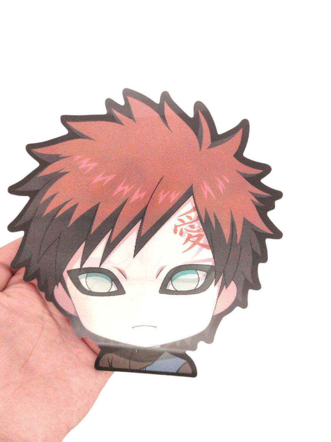 Gaara Ninja Shinobi 3D Motion Peeker Sticker