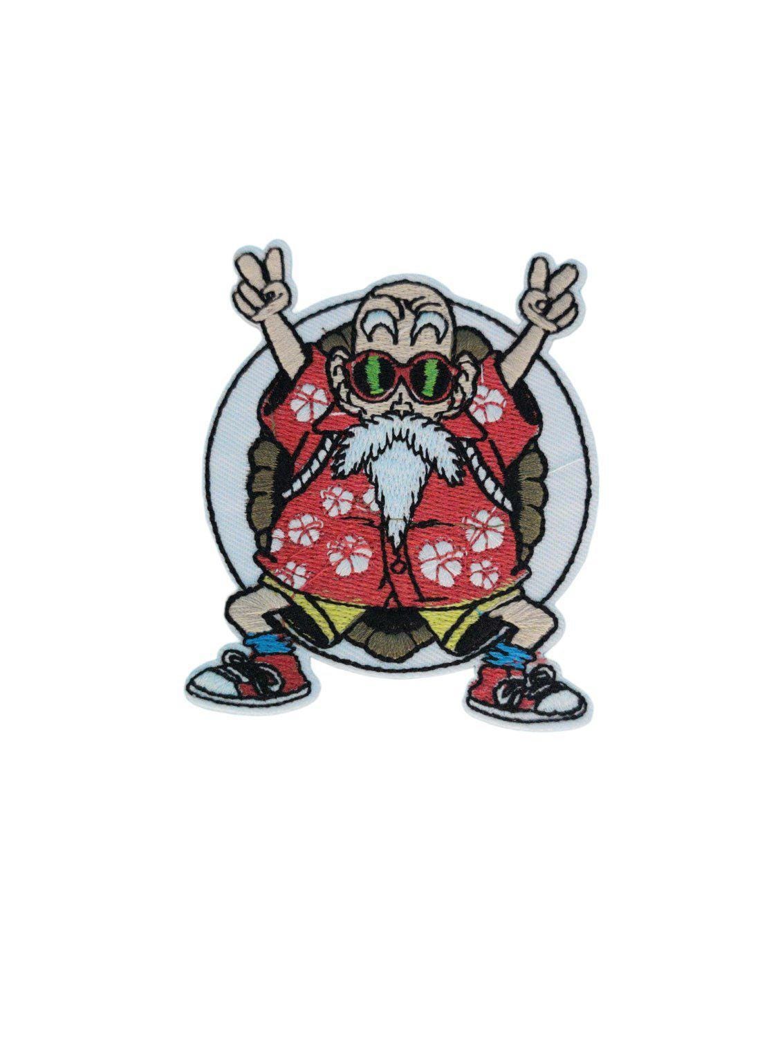 Roshi DBZ Iron On Patch