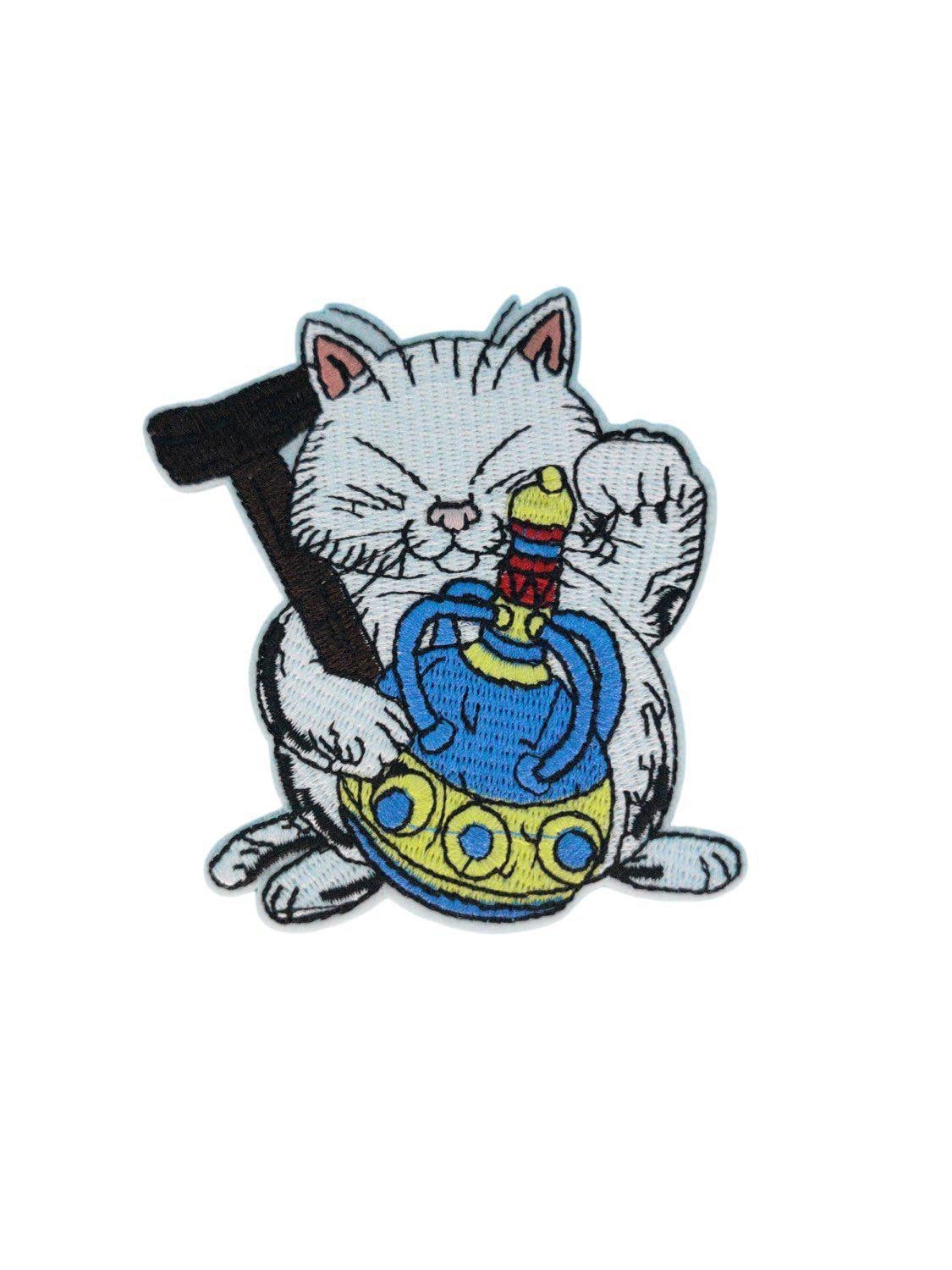Cat DBZ Iron On Patch