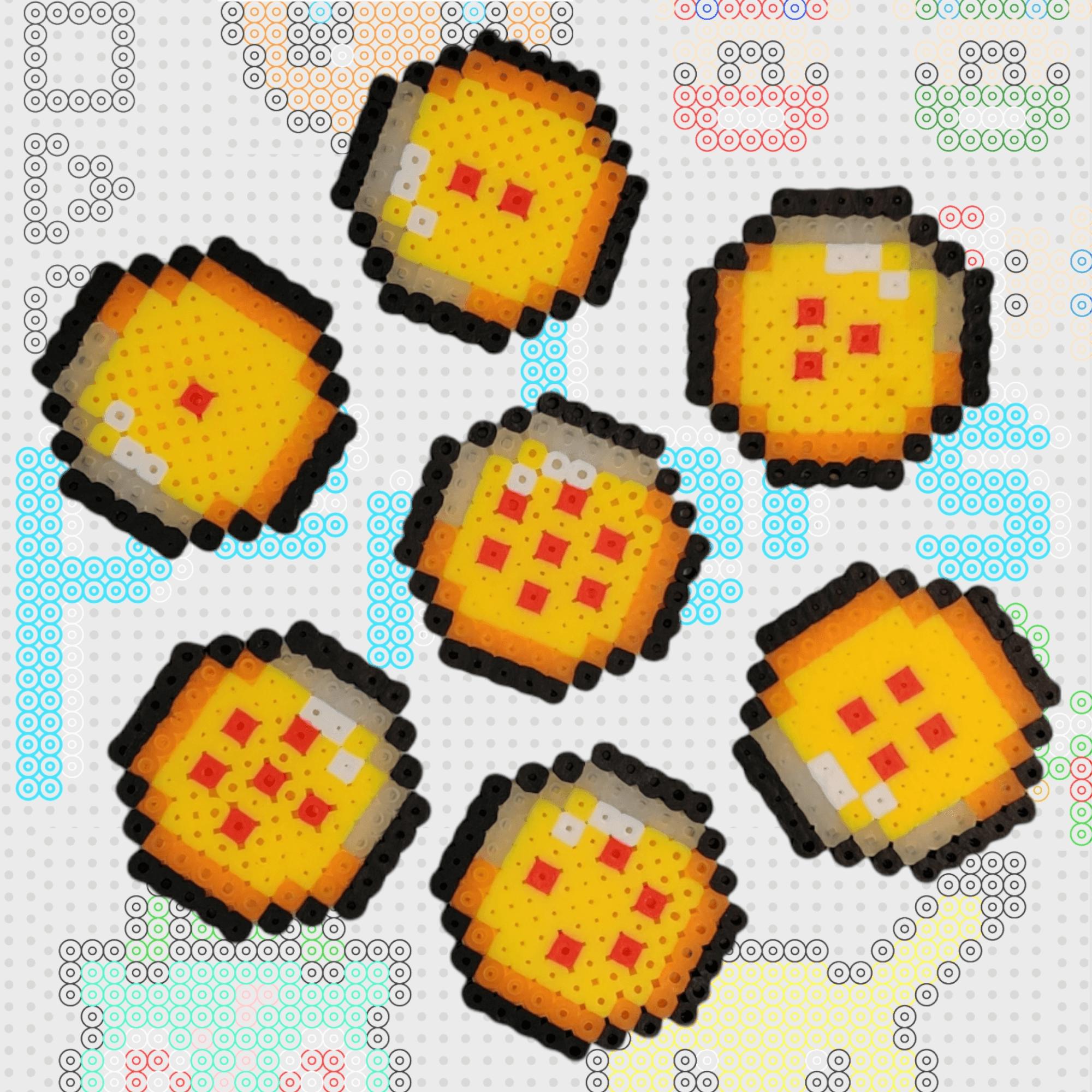 Ball Perler Art: Anime Pixel Decor