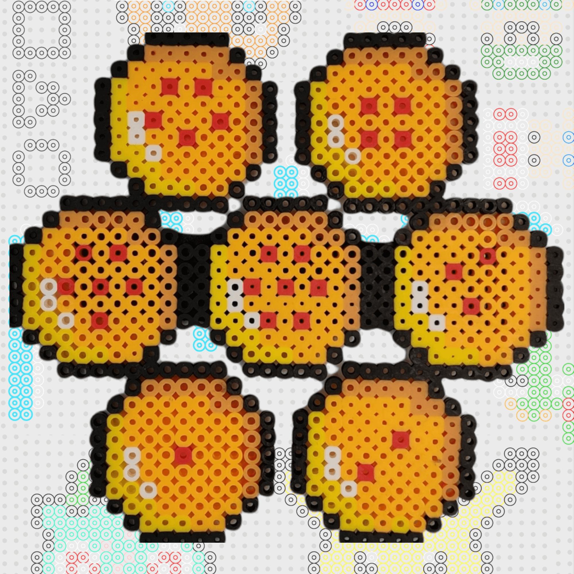 Ball Perler Art: Anime Pixel Decor