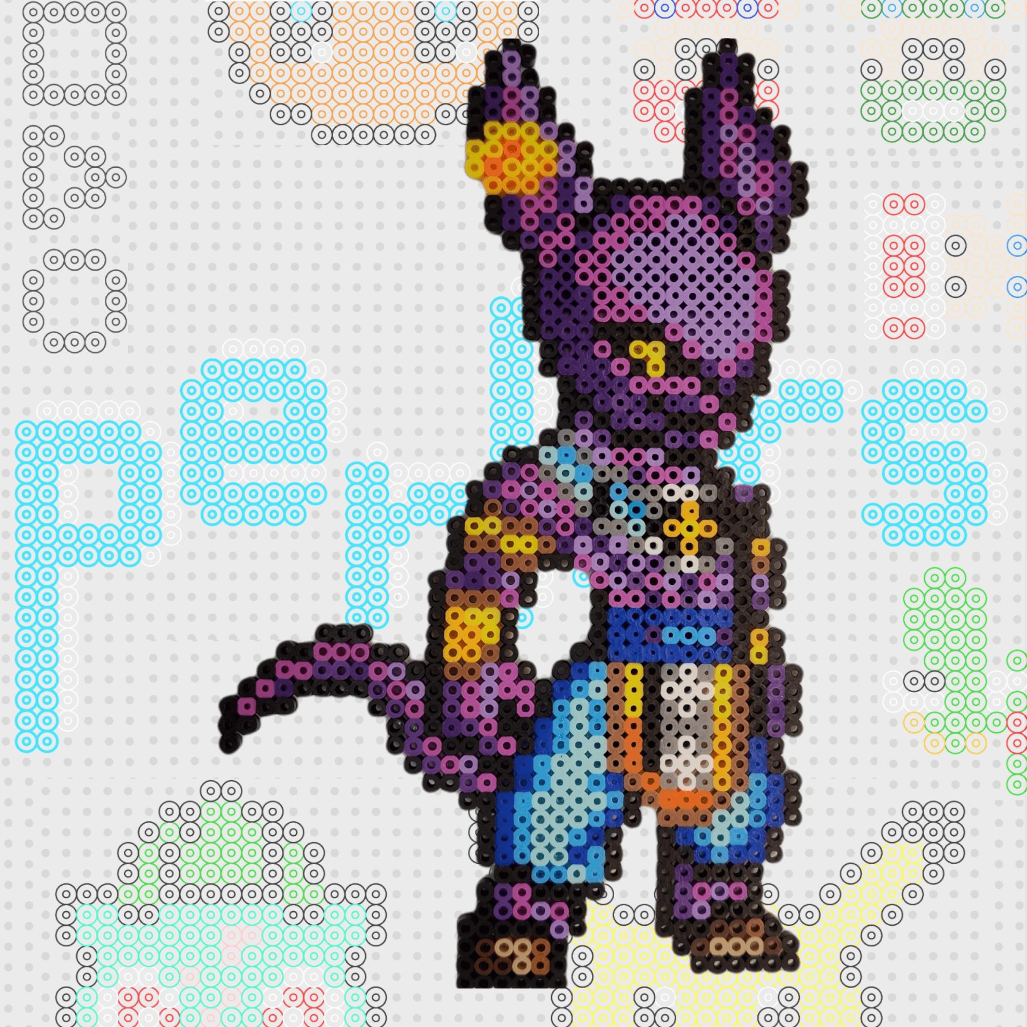 Beer Perler Bead Art: Anime Decor