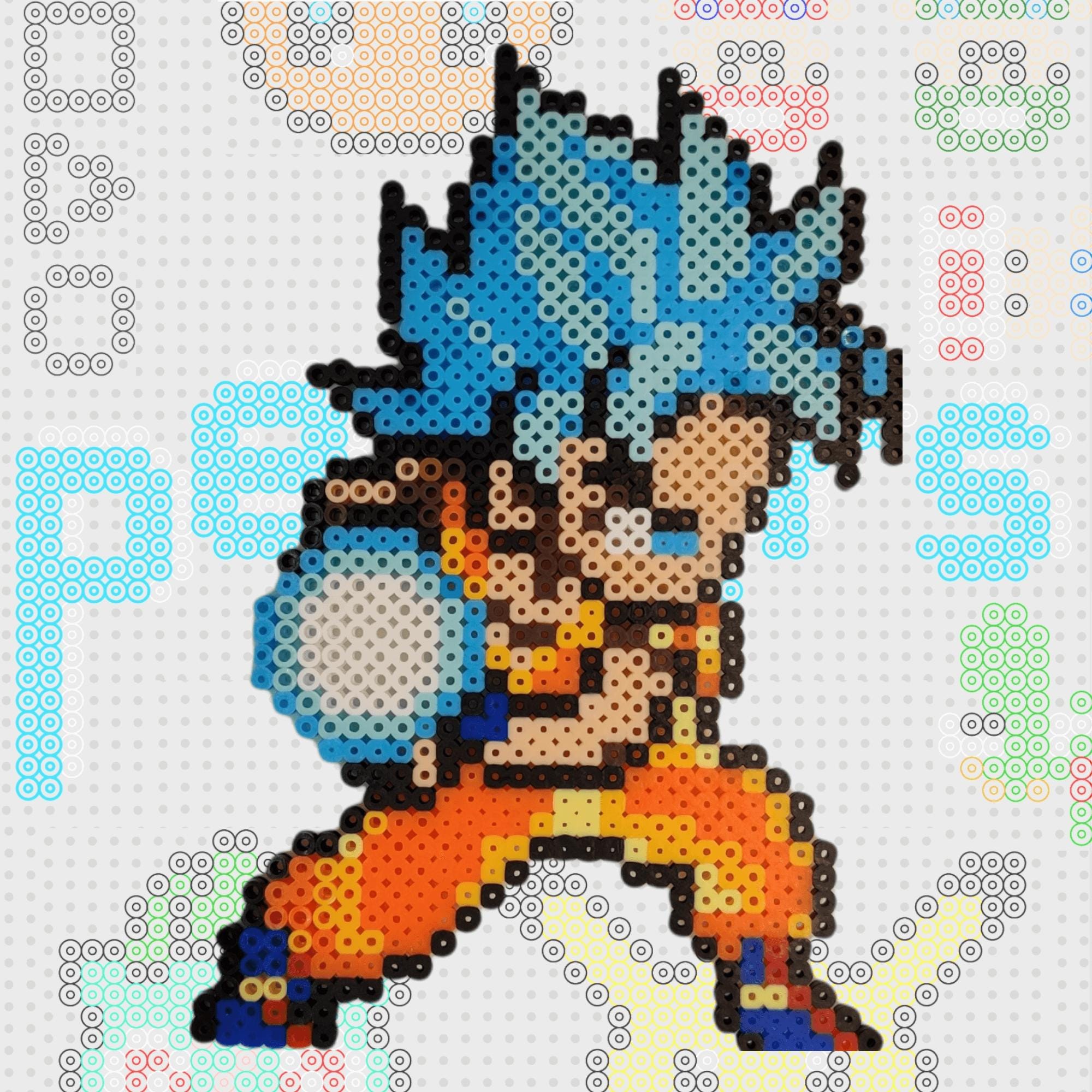 Super Saiyan Blue Perler