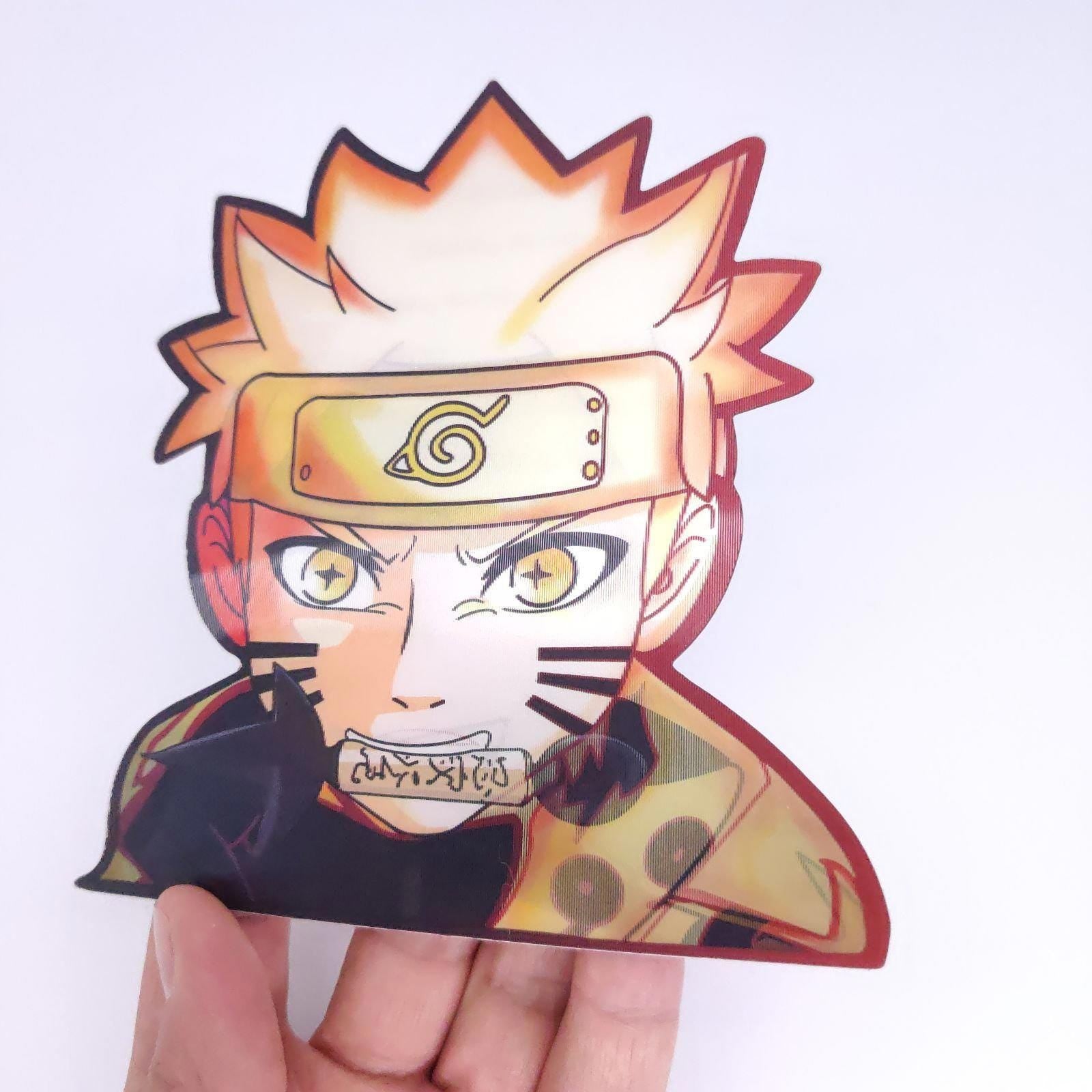 Shinobi Ninja kurama Sage 3D Motion Peeker Sticker