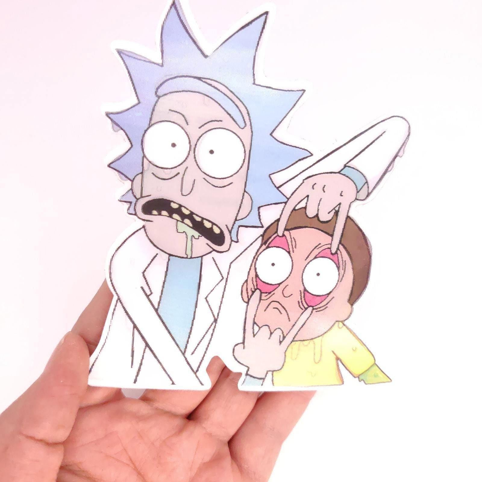 Morty Peeker 3D Motion Changing Sticker