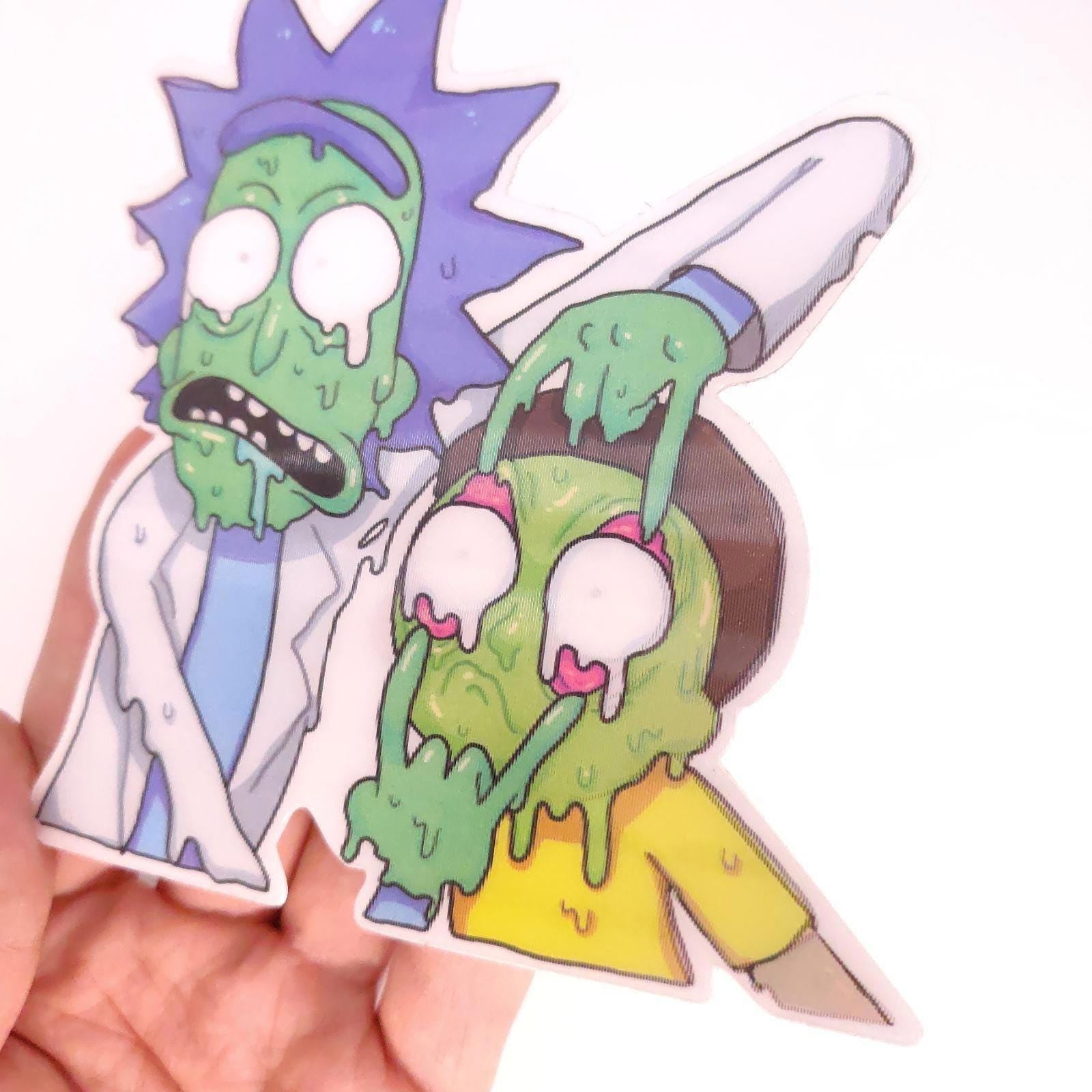 Morty Peeker 3D Motion Changing Sticker