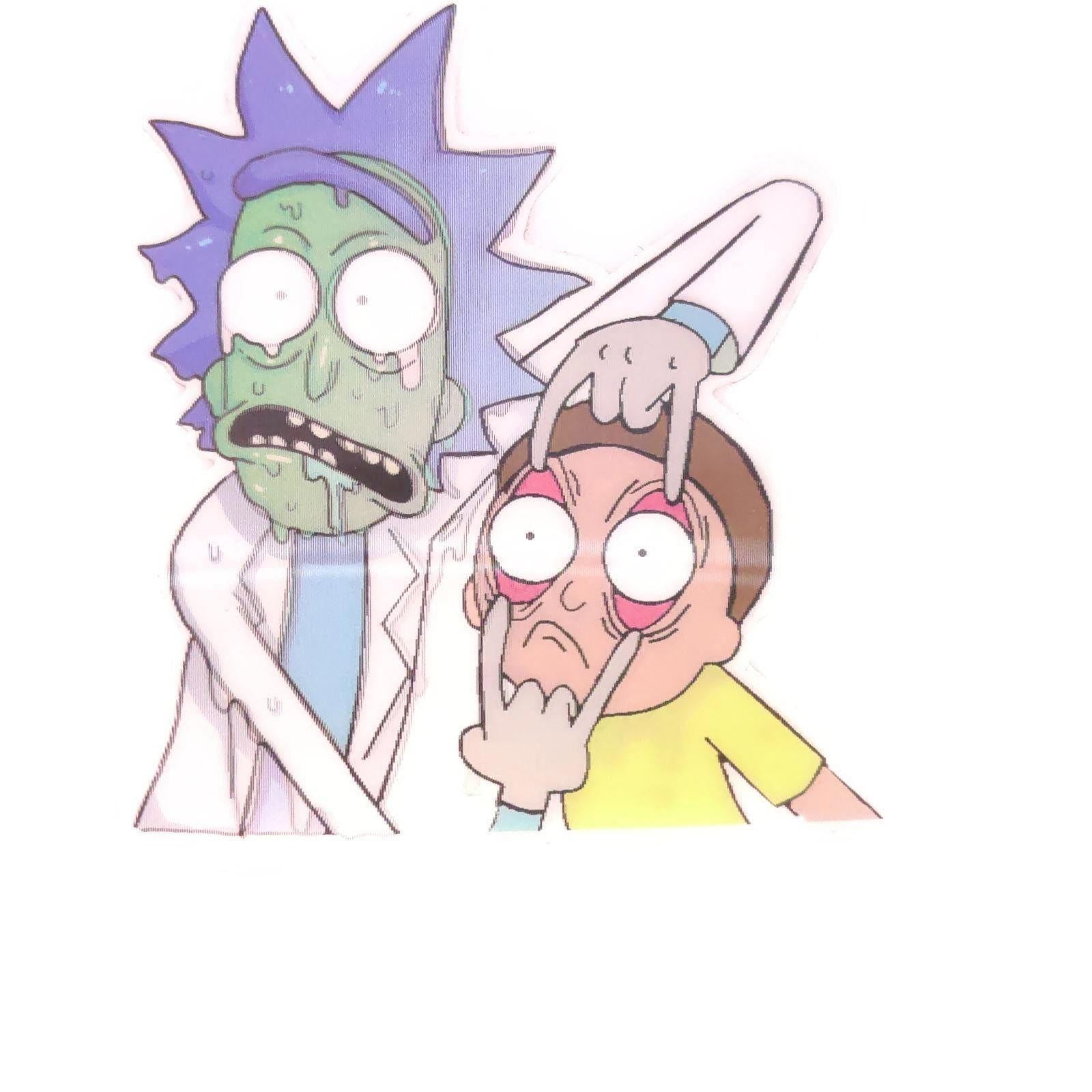 Morty Peeker 3D Motion Changing Sticker
