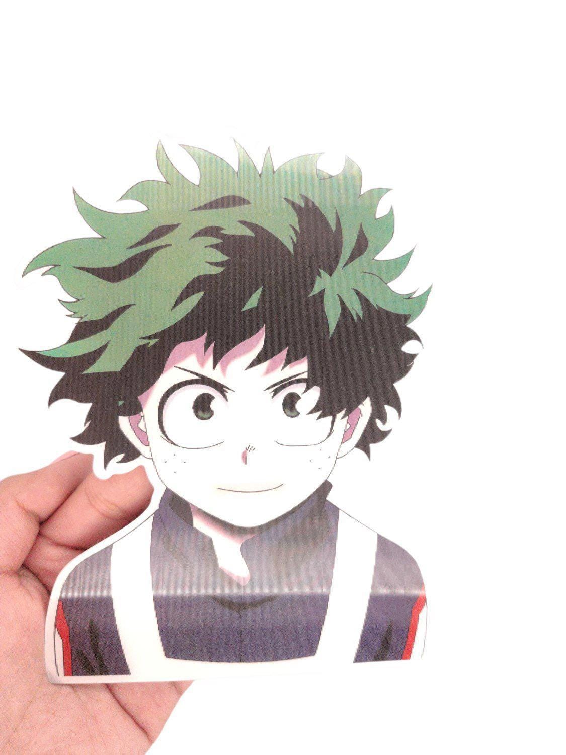 Hero MHA 3D Motion Peeker Sticker