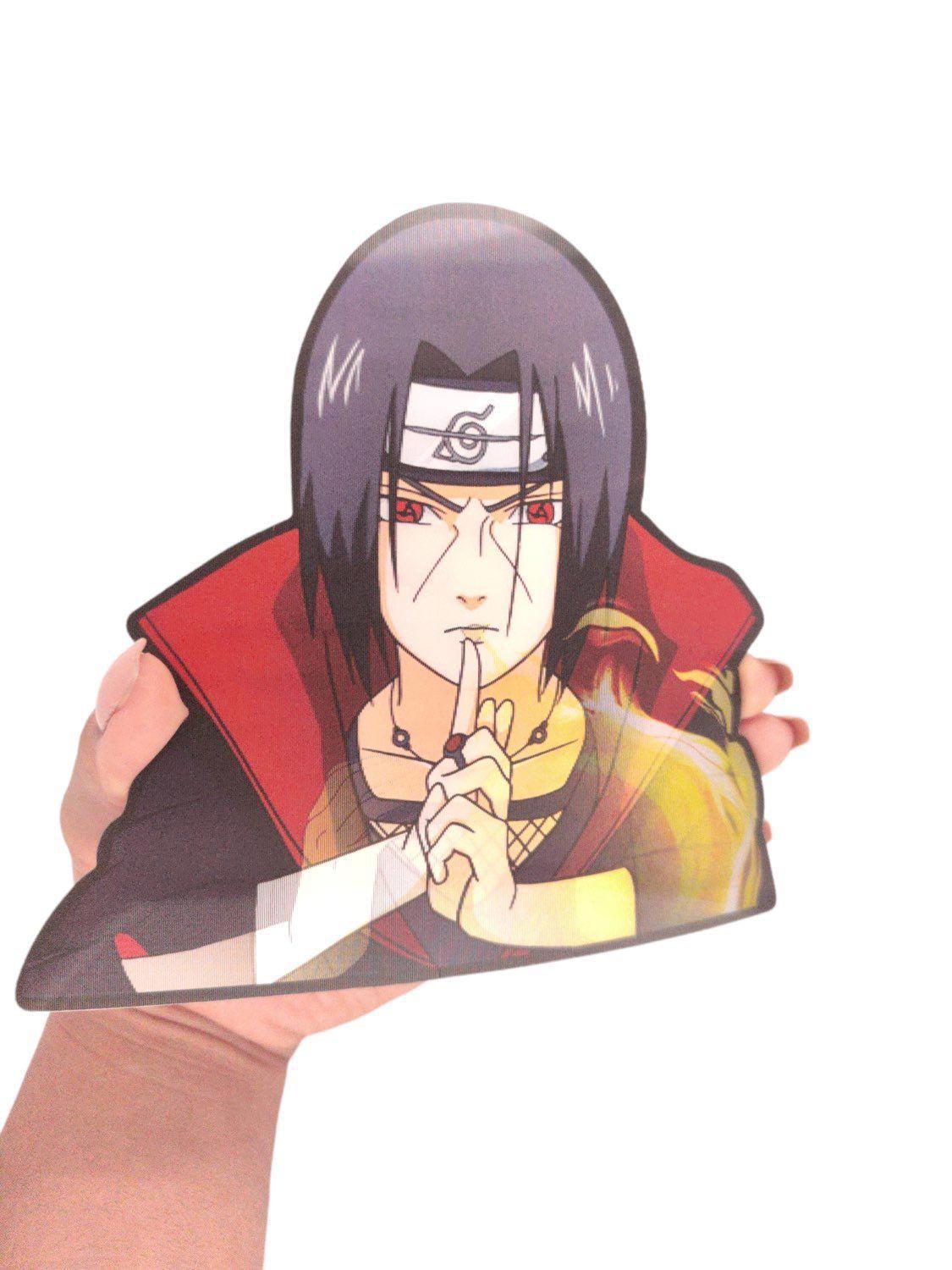 Itachi Ninja Shinobi 3D motion peeker sticker