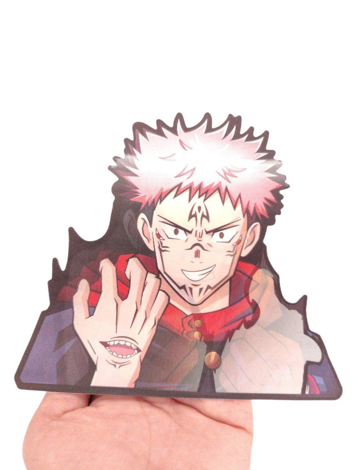 Sorcerer JJK 3D motion peeker sticker