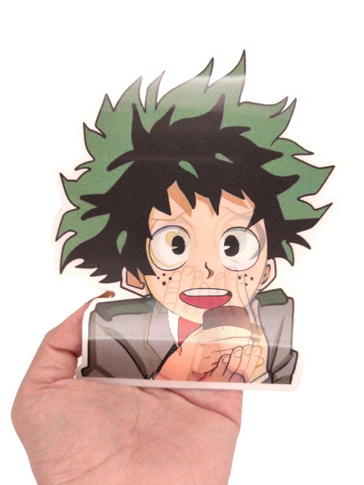 Hero MHA 3D Motion Peeker Sticker