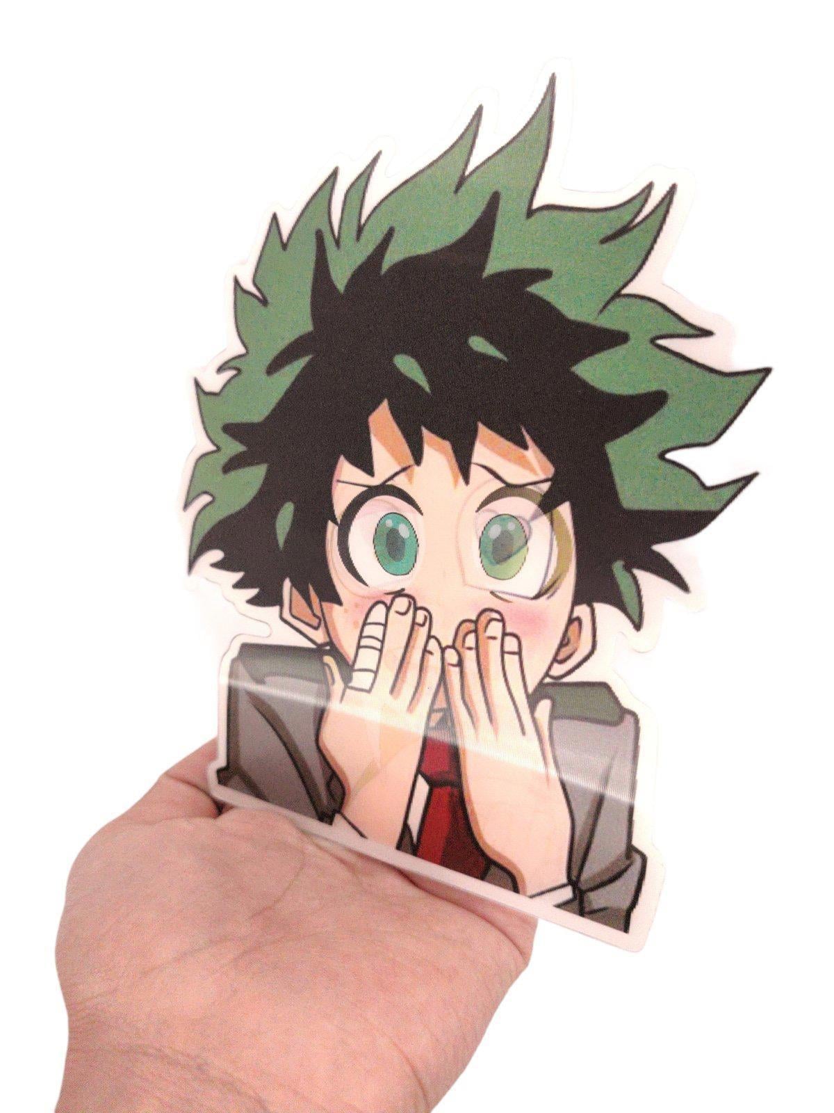 Hero MHA 3D Motion Peeker Sticker