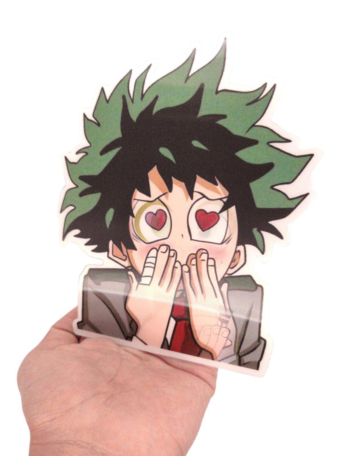 Hero MHA 3D Motion Peeker Sticker