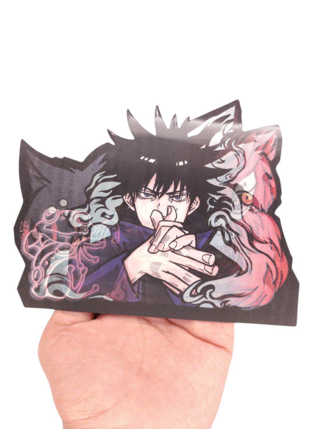 Sorcerer JJK 3D motion peeker sticker