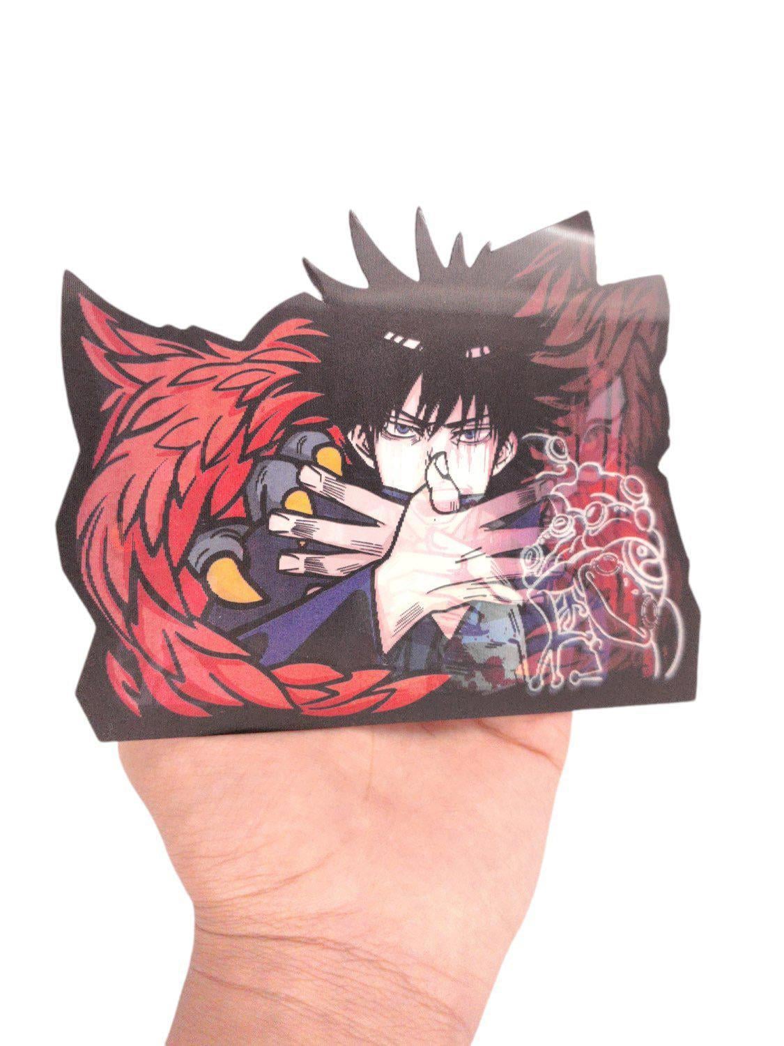 Sorcerer JJK 3D motion peeker sticker