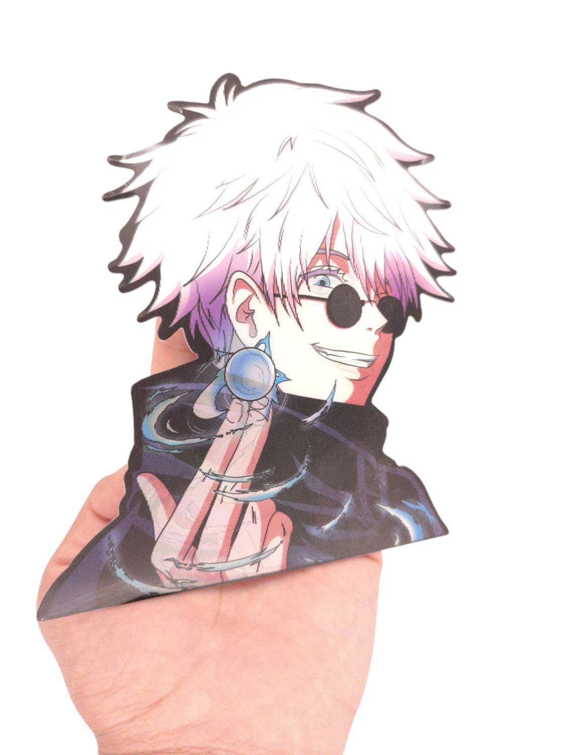 Sorcerer JJK 3D motion peeker sticker